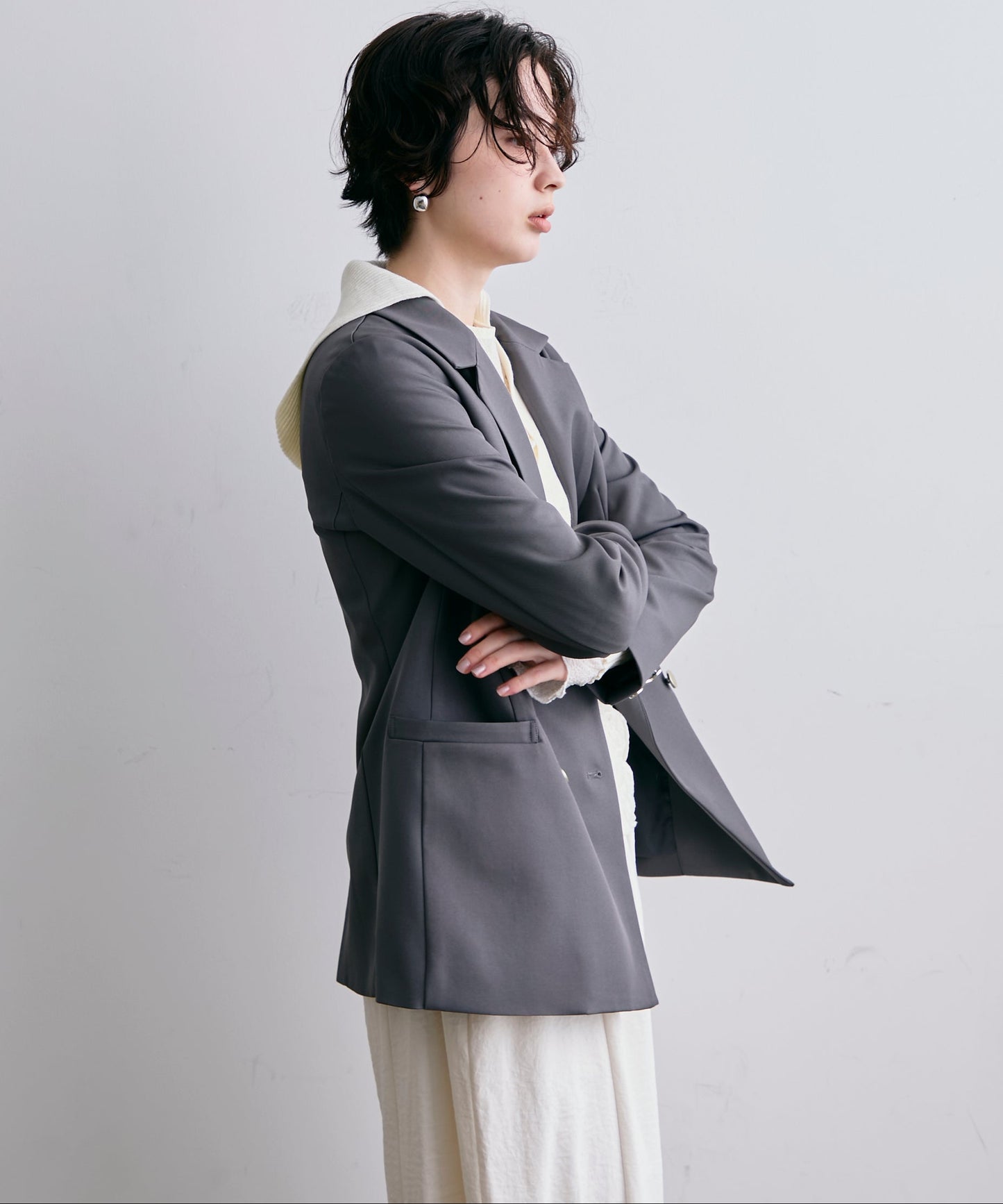 金釦ダブルテーラーJK