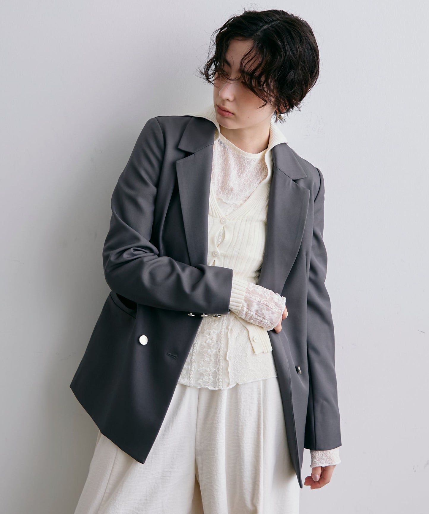 金釦ダブルテーラーJK