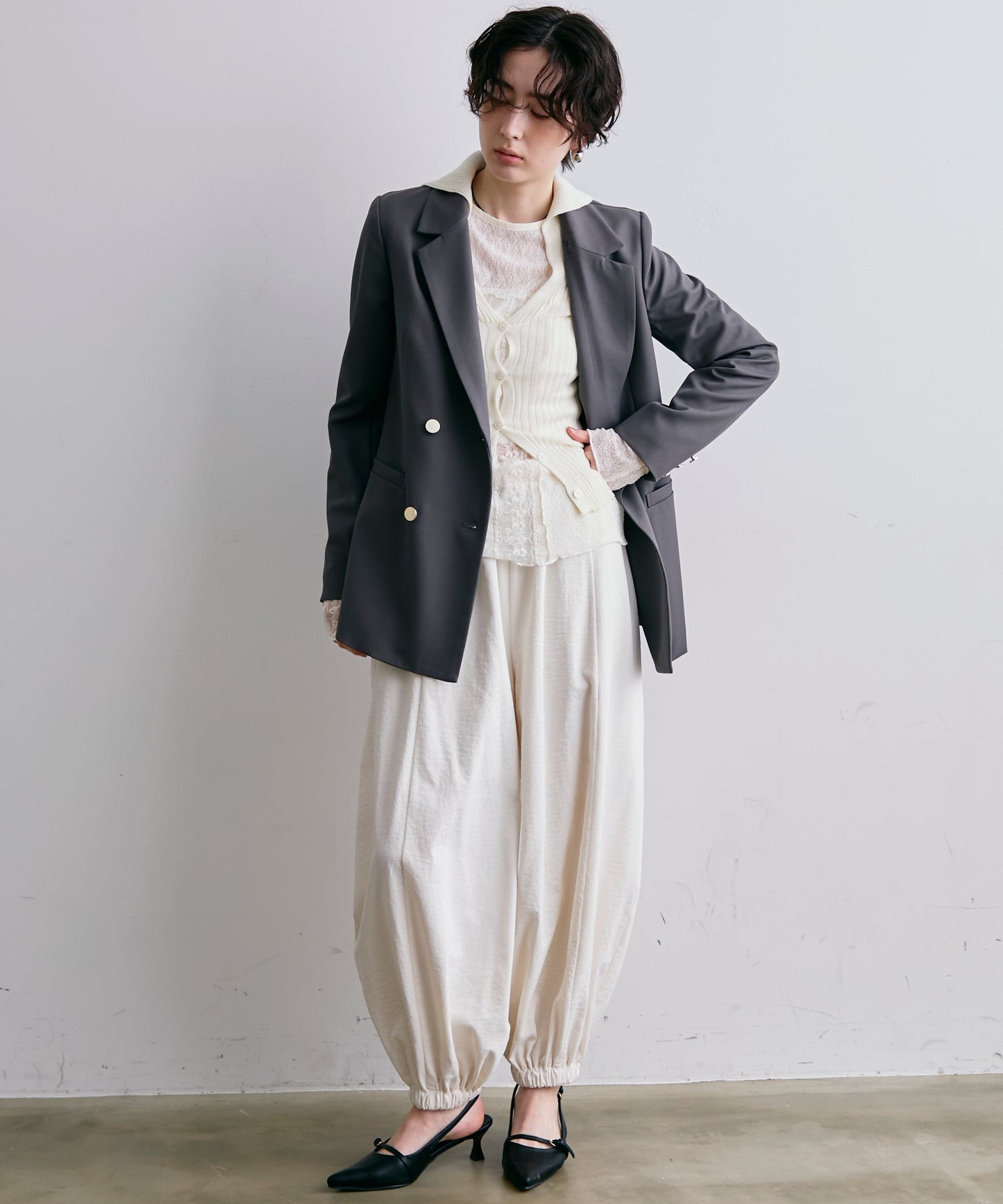 金釦ダブルテーラーJK