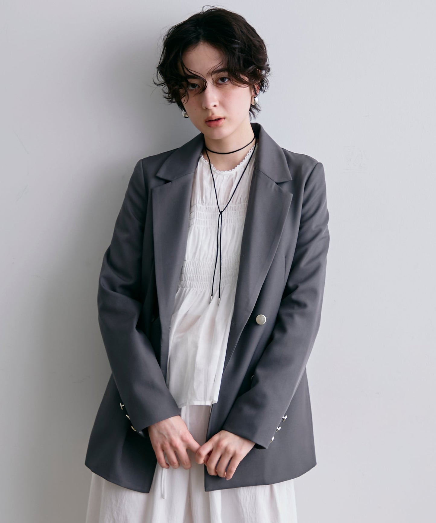 金釦ダブルテーラーJK