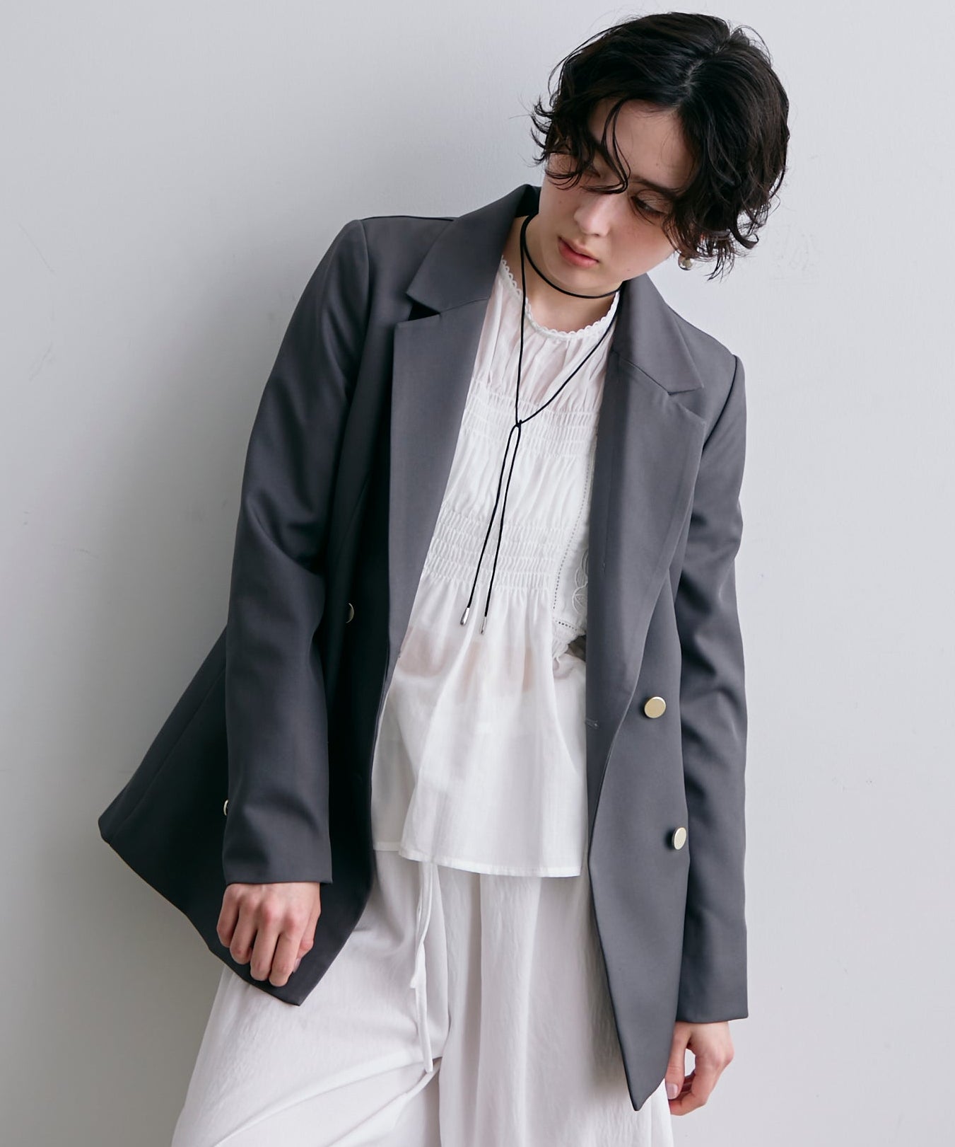 金釦ダブルテーラーJK