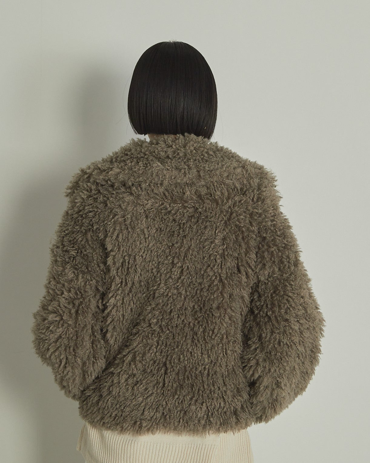 プードルボア2WAYカラーショートJK