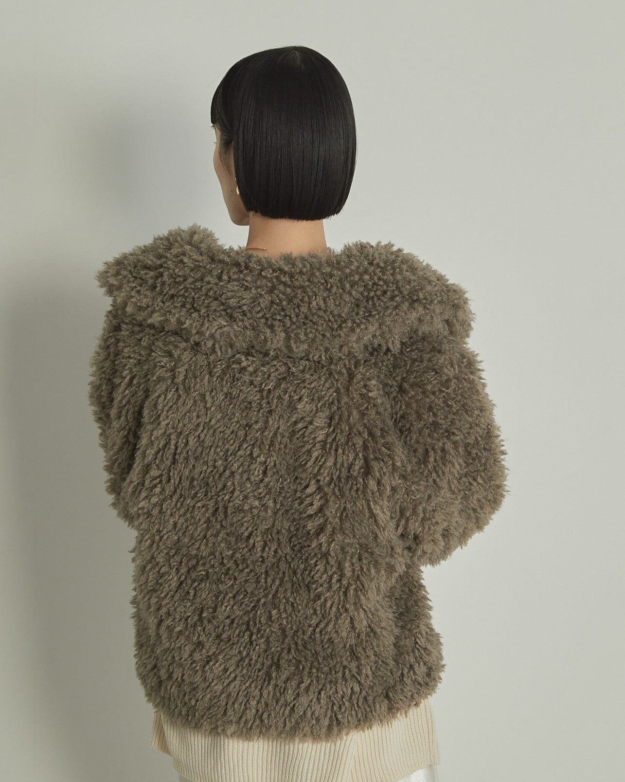 プードルボア2WAYカラーショートJK