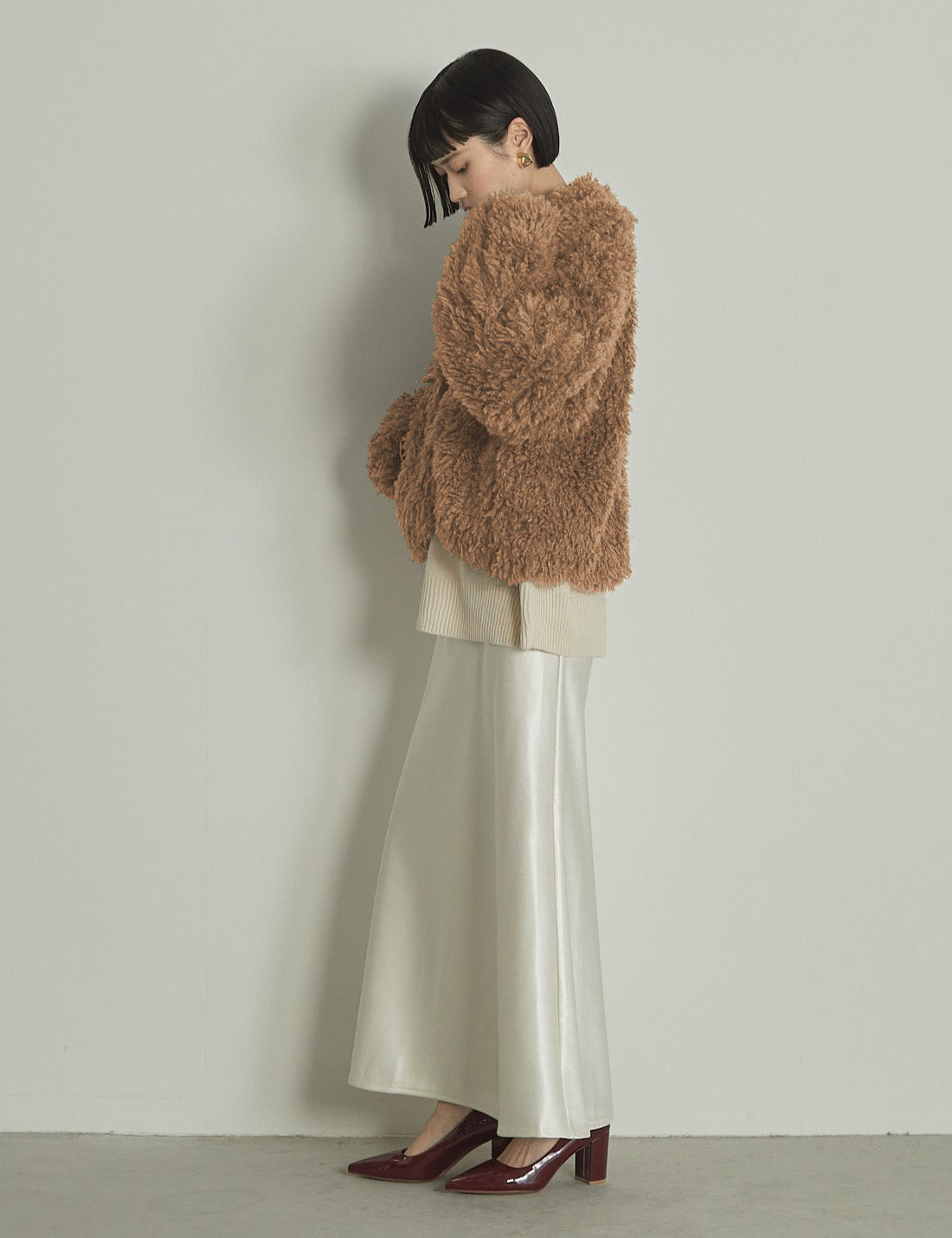 プードルボア2WAYカラーショートJK