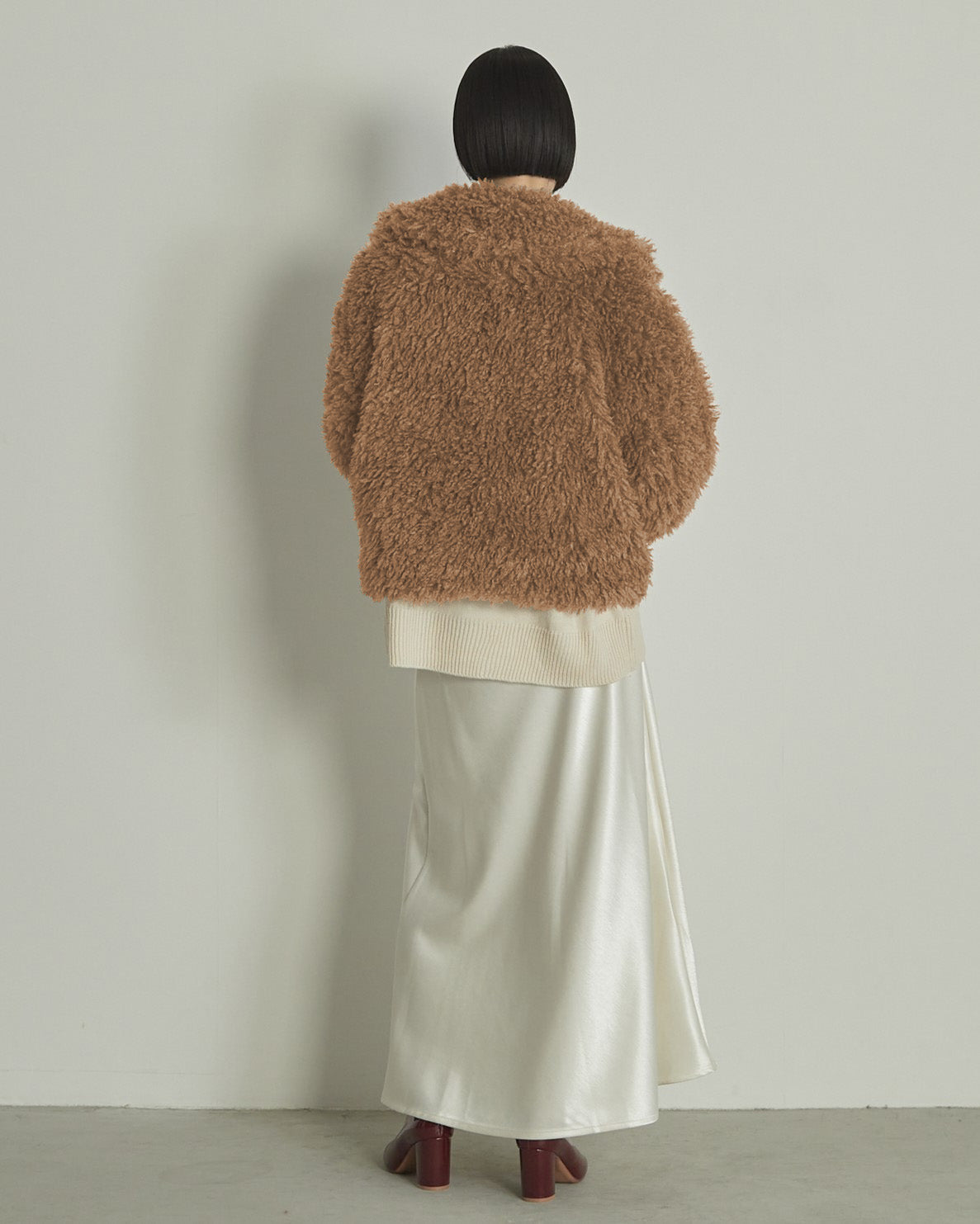 プードルボア2WAYカラーショートJK