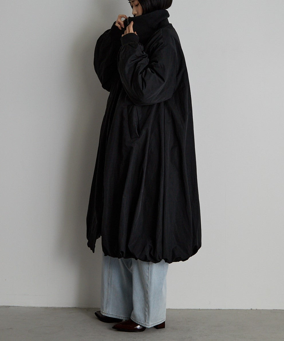 中綿バルーンリブコート