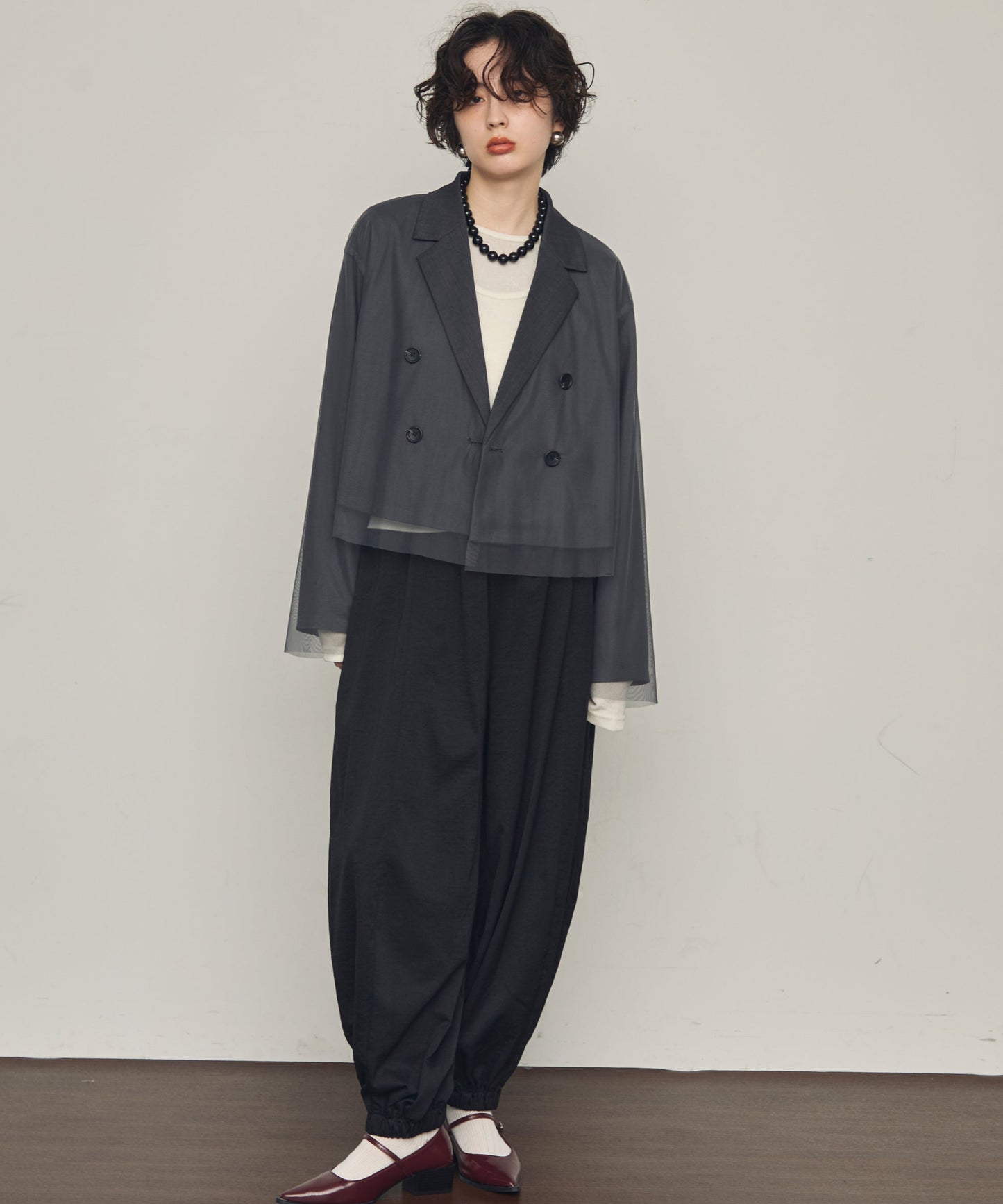 チュール重ねショートJK