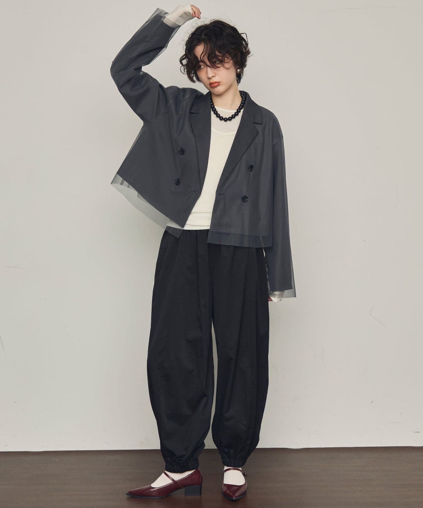 チュール重ねショートJK