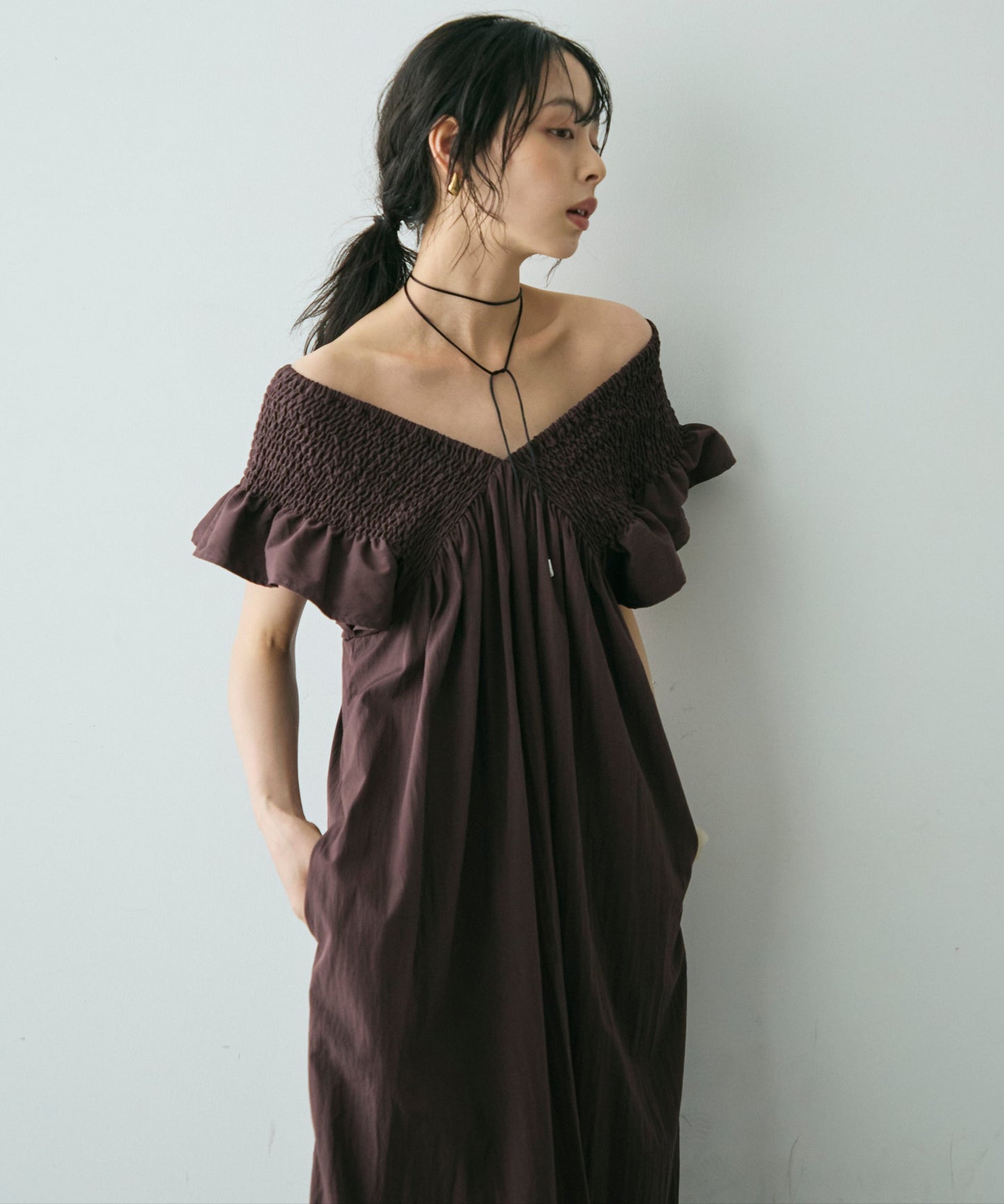 シャーリング2WAYワンピース