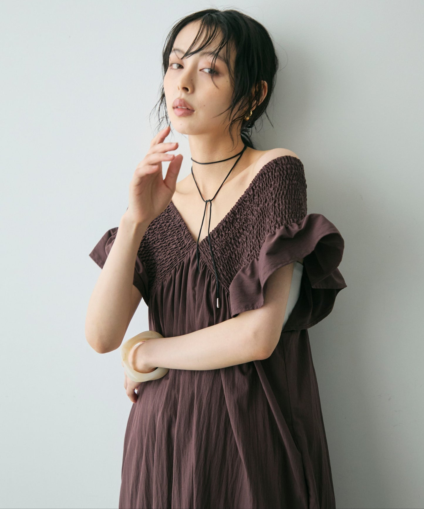 シャーリング2WAYワンピース