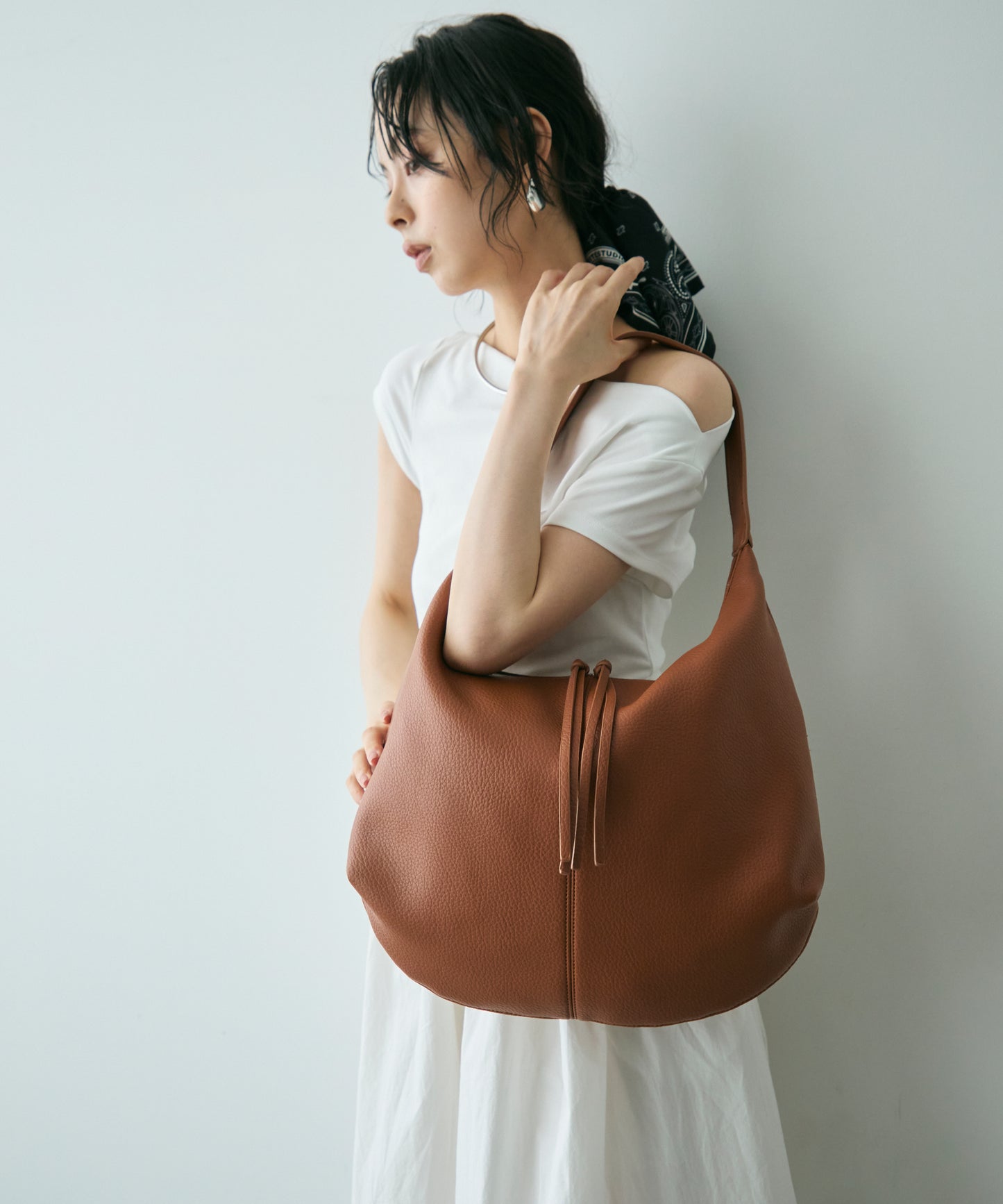 2WAYオフショルドッキングワンピース