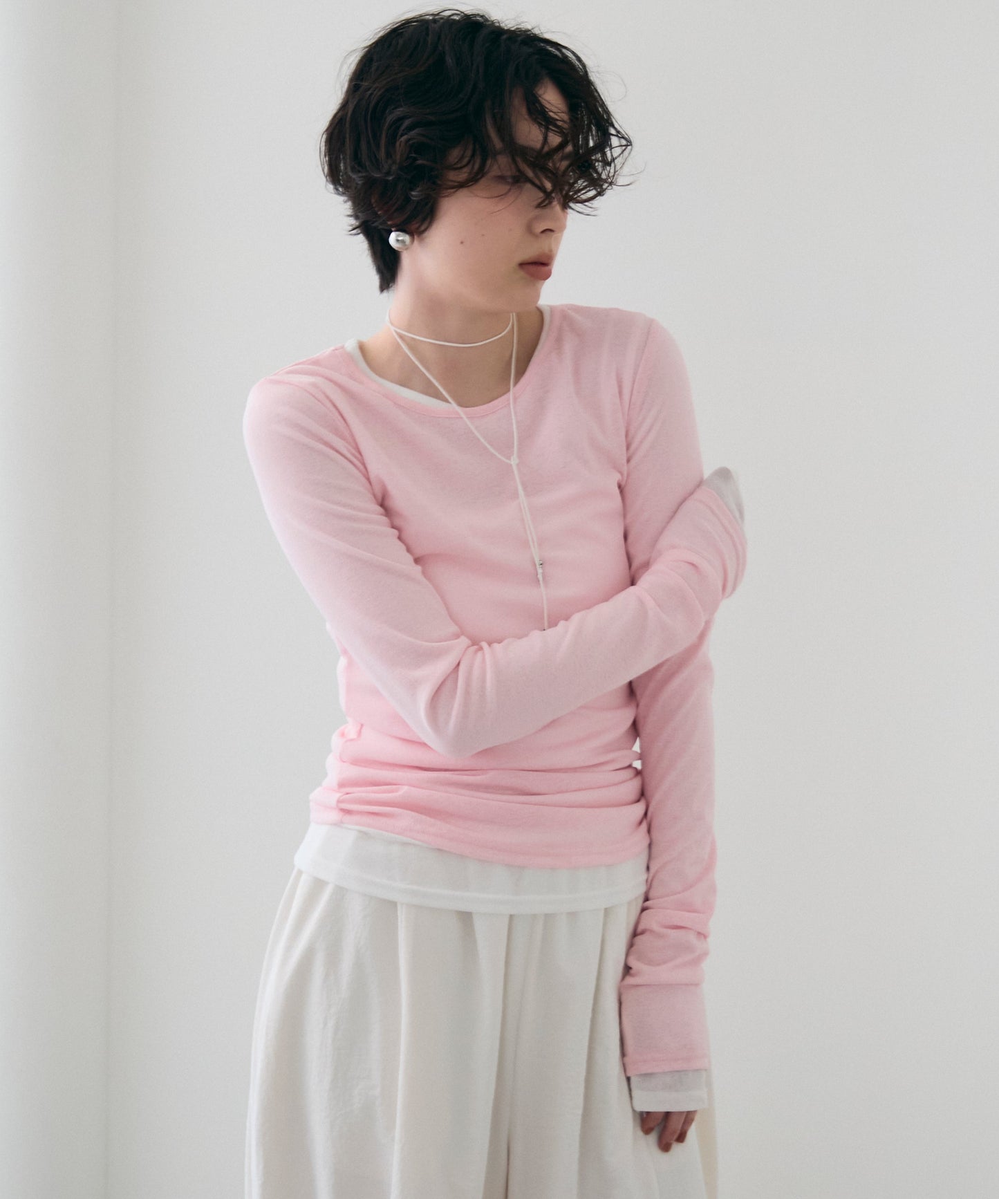 シアーロングスリーブTEE