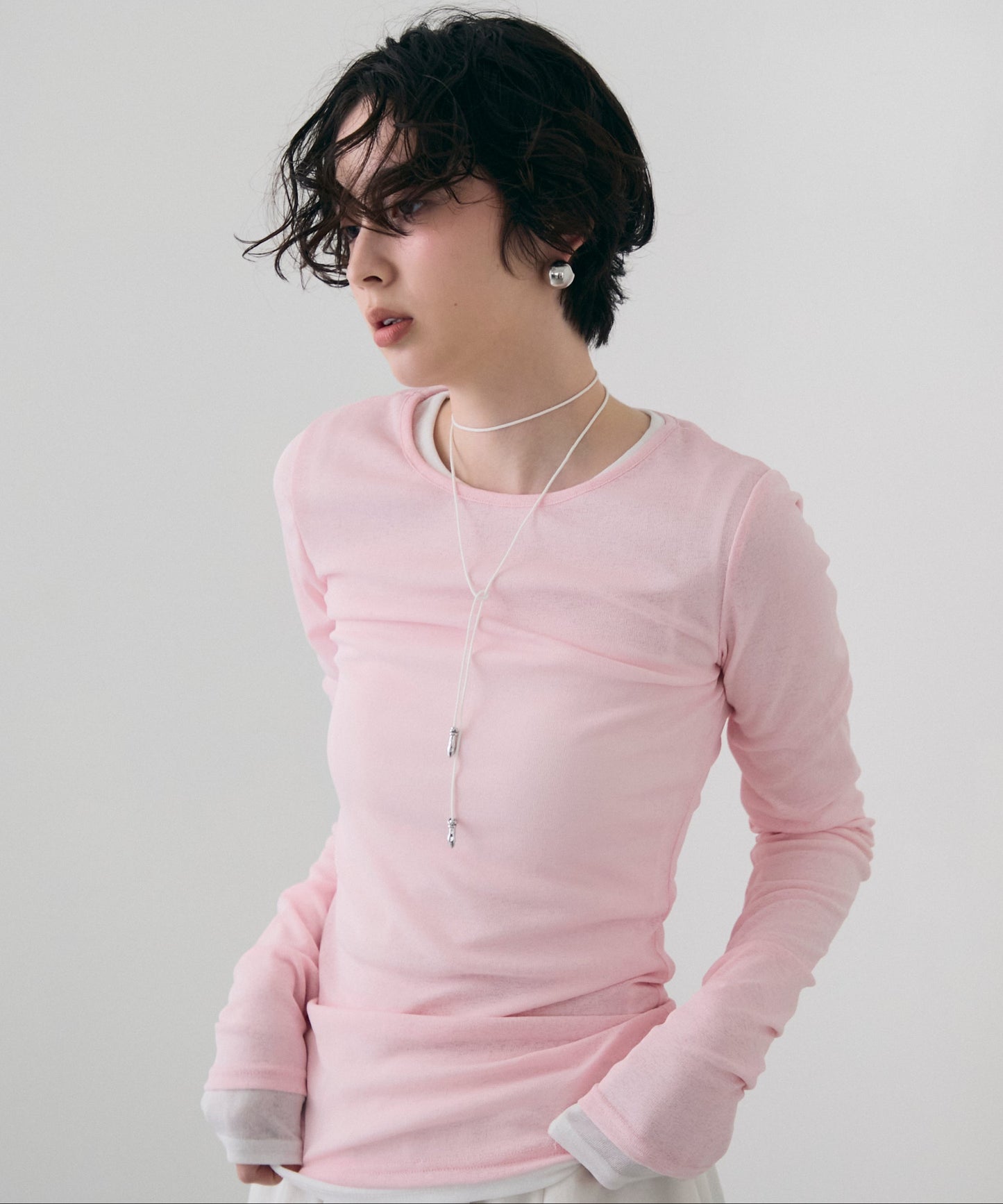 シアーロングスリーブTEE