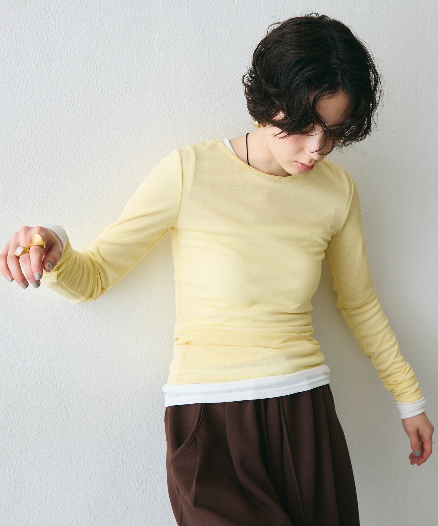 シアーロングスリーブTEE