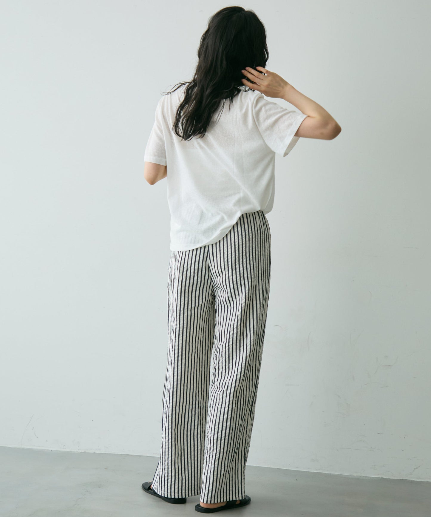 フォトプリントシアーTシャツ