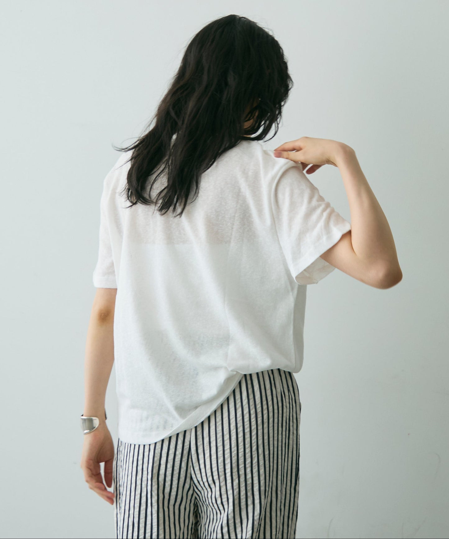 フォトプリントシアーTシャツ