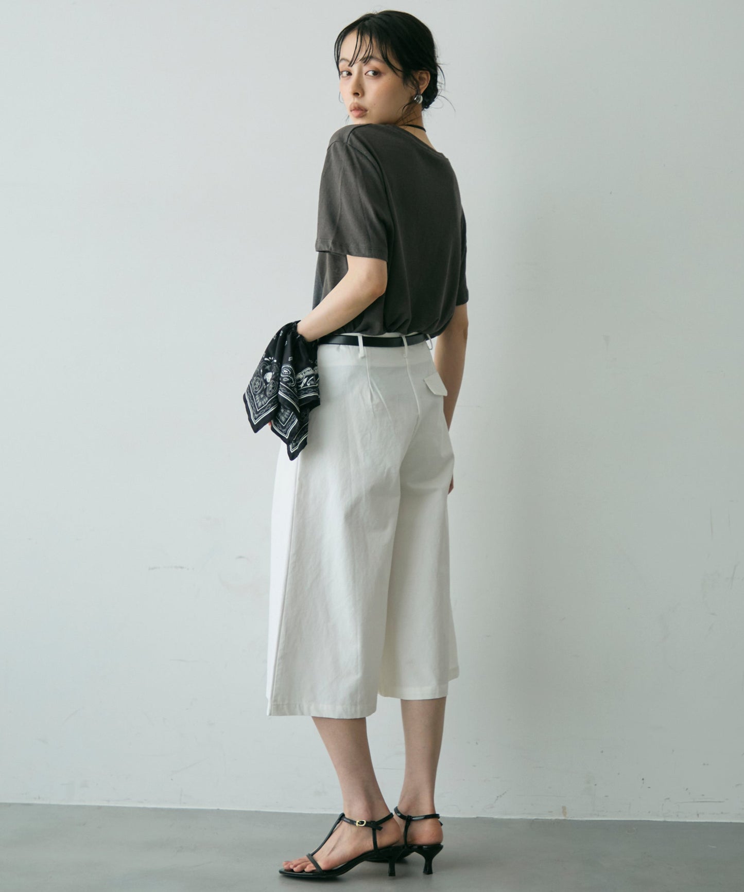 フォトプリントシアーTシャツ