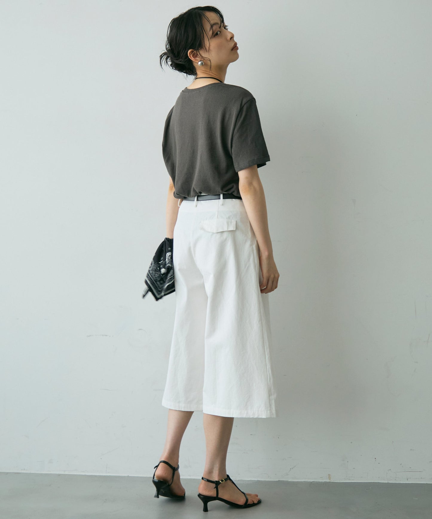 フォトプリントシアーTシャツ