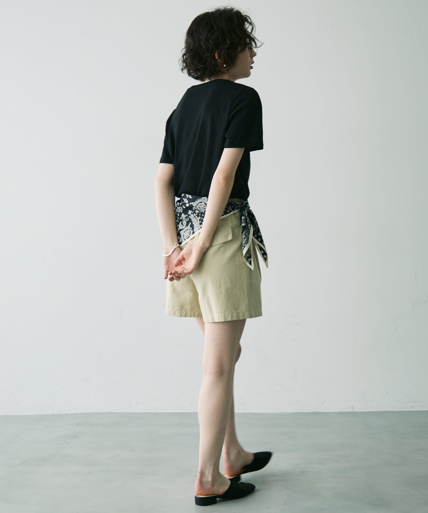 シアークルーネック半袖Tシャツ