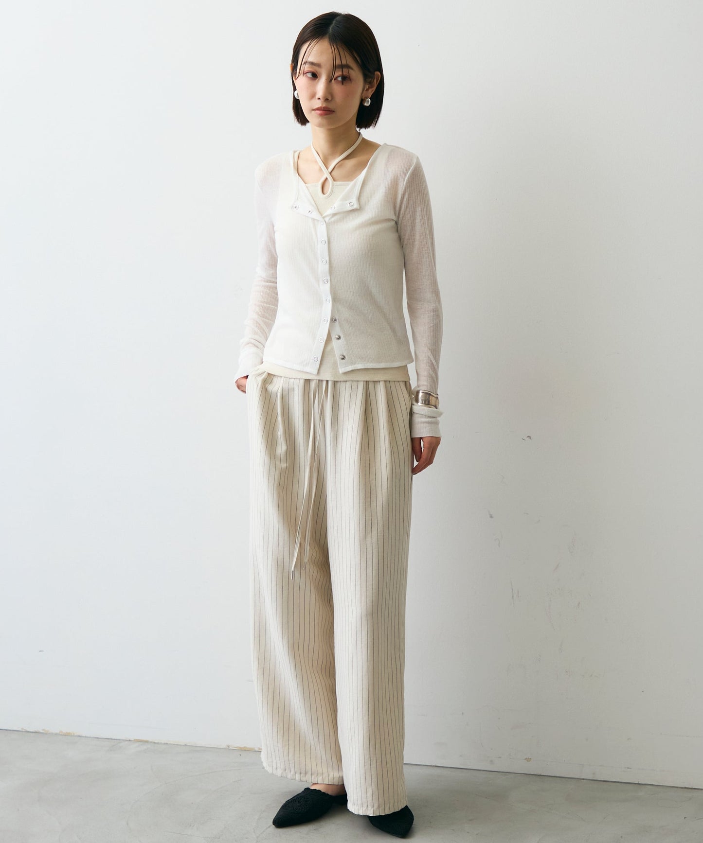 シアーテレコカーディガン