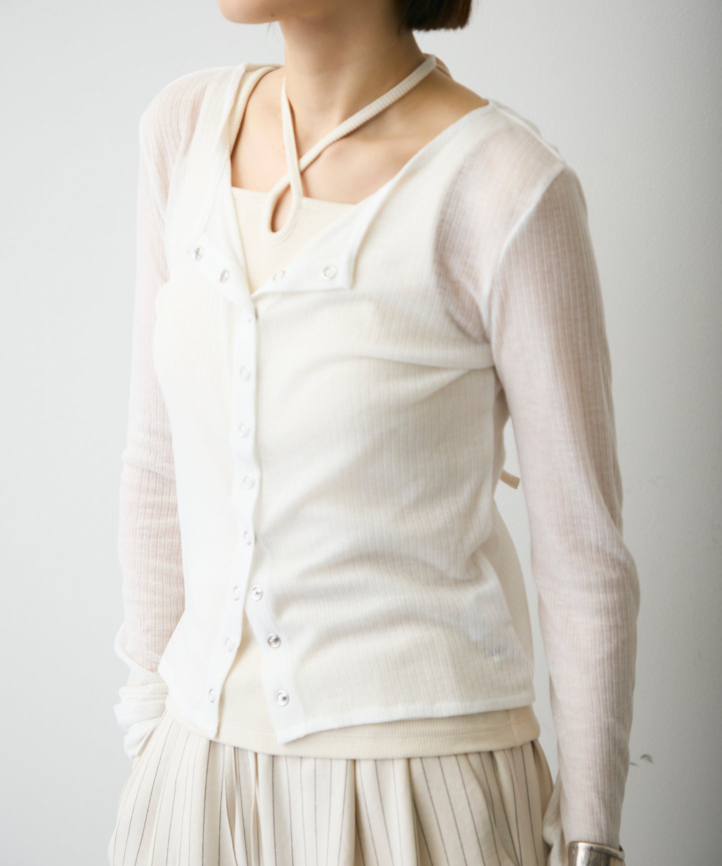 シアーテレコカーディガン