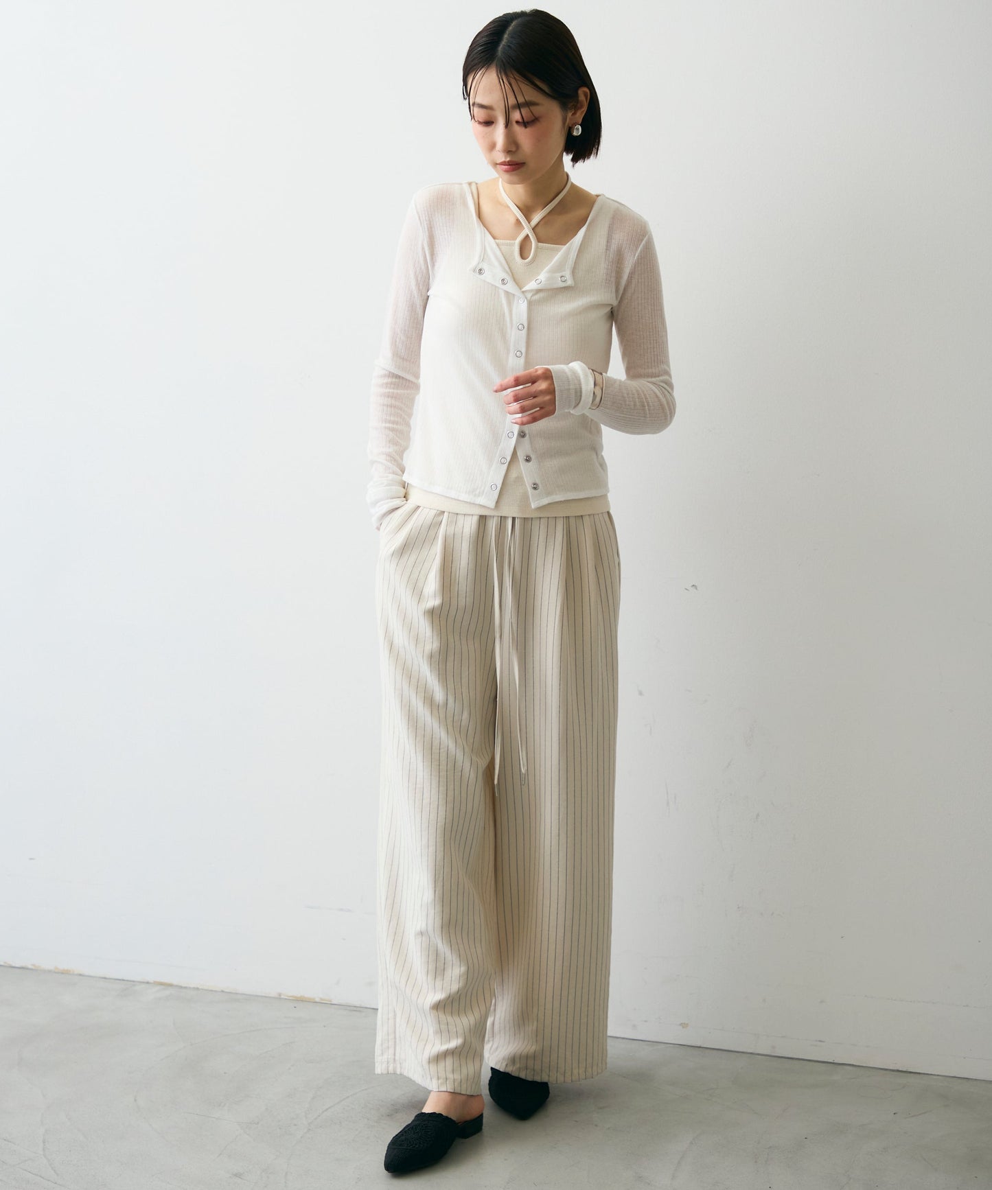 シアーテレコカーディガン