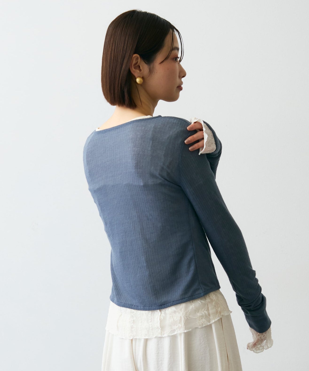 シアーテレコカーディガン