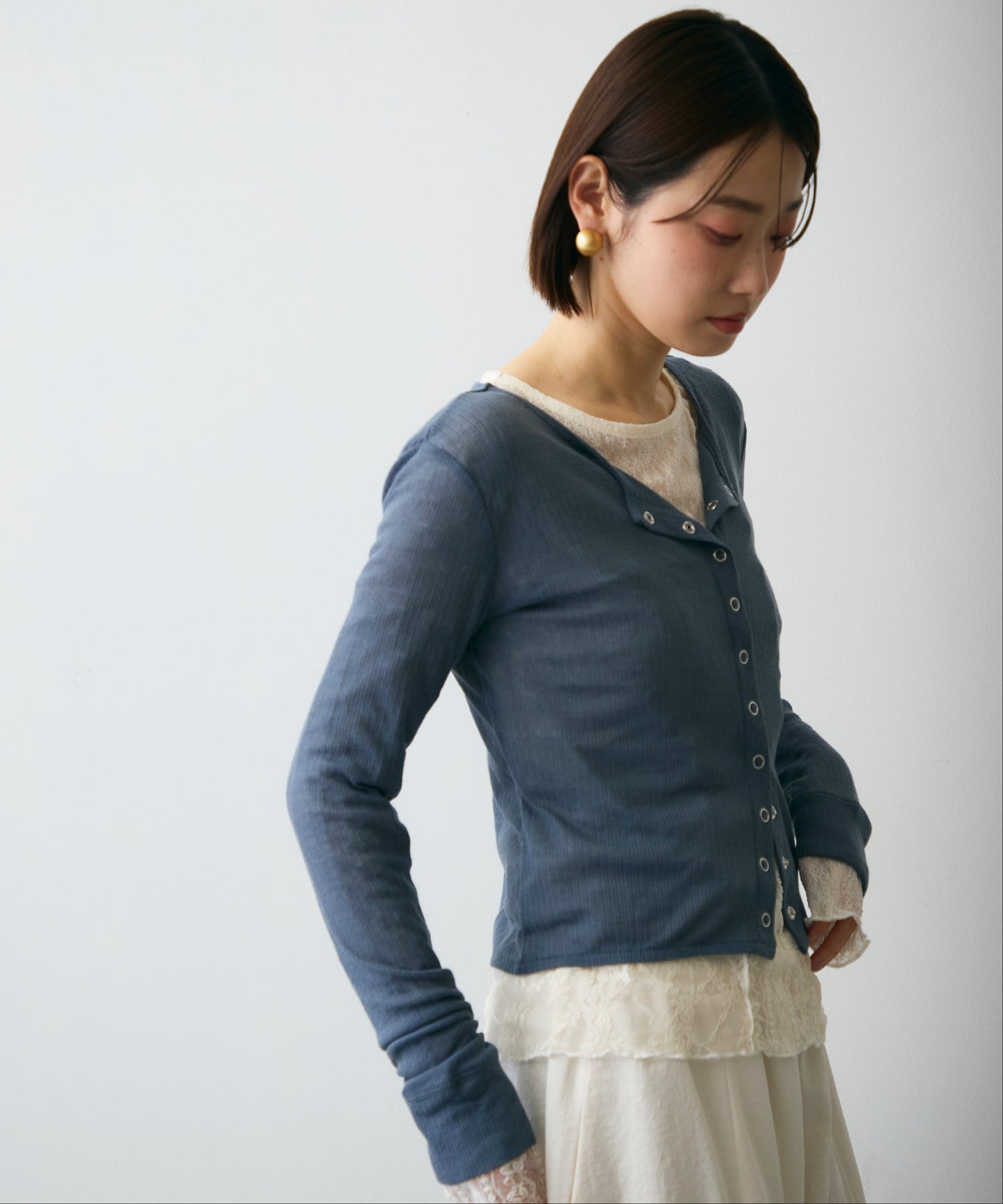 シアーテレコカーディガン