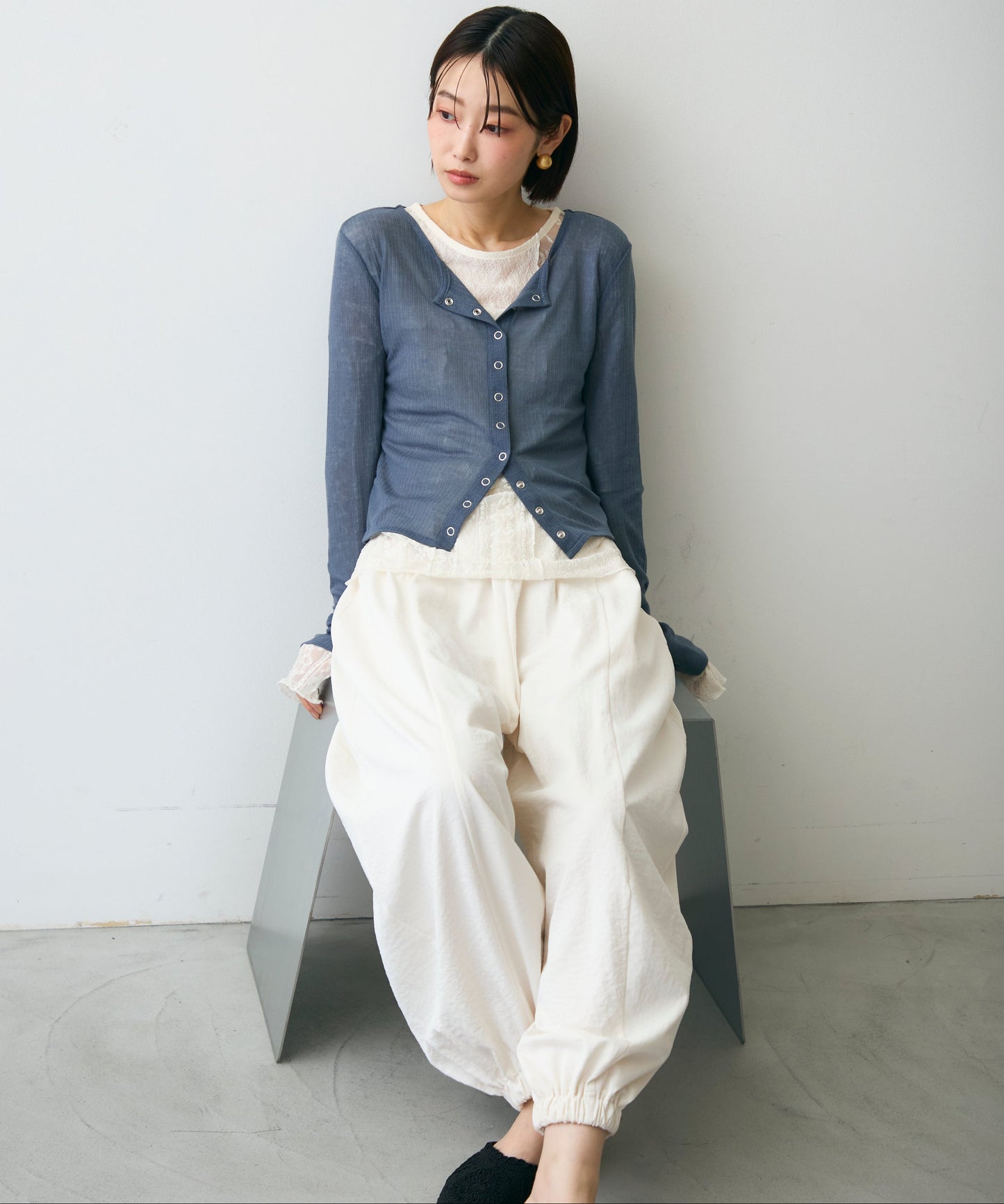 シアーテレコカーディガン