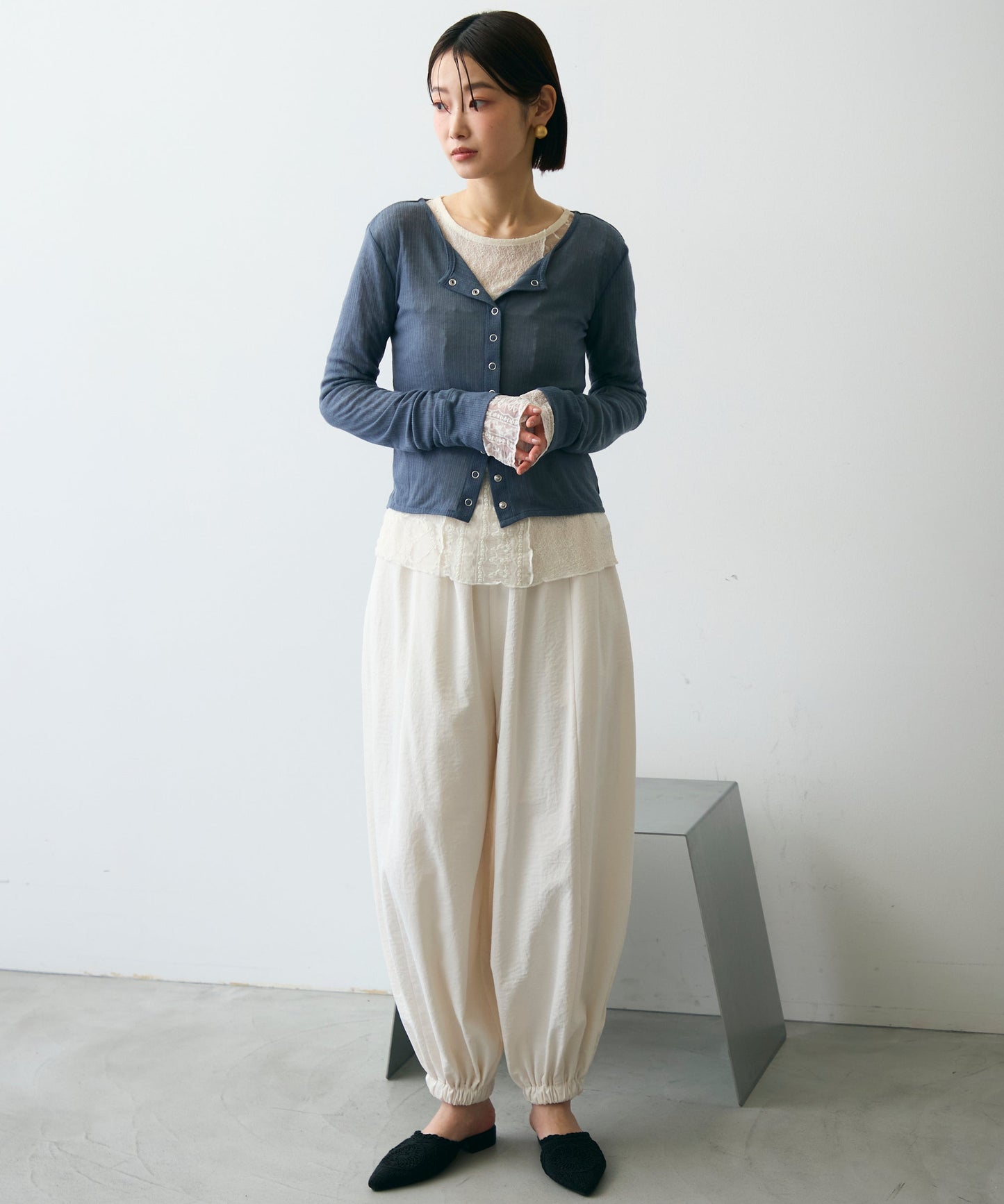 シアーテレコカーディガン