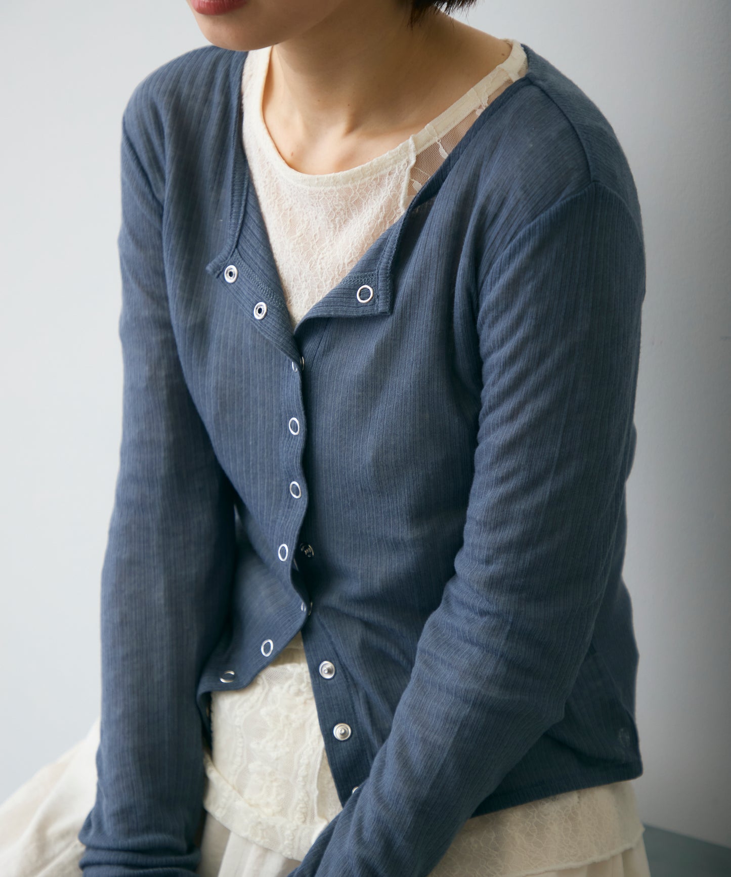 シアーテレコカーディガン