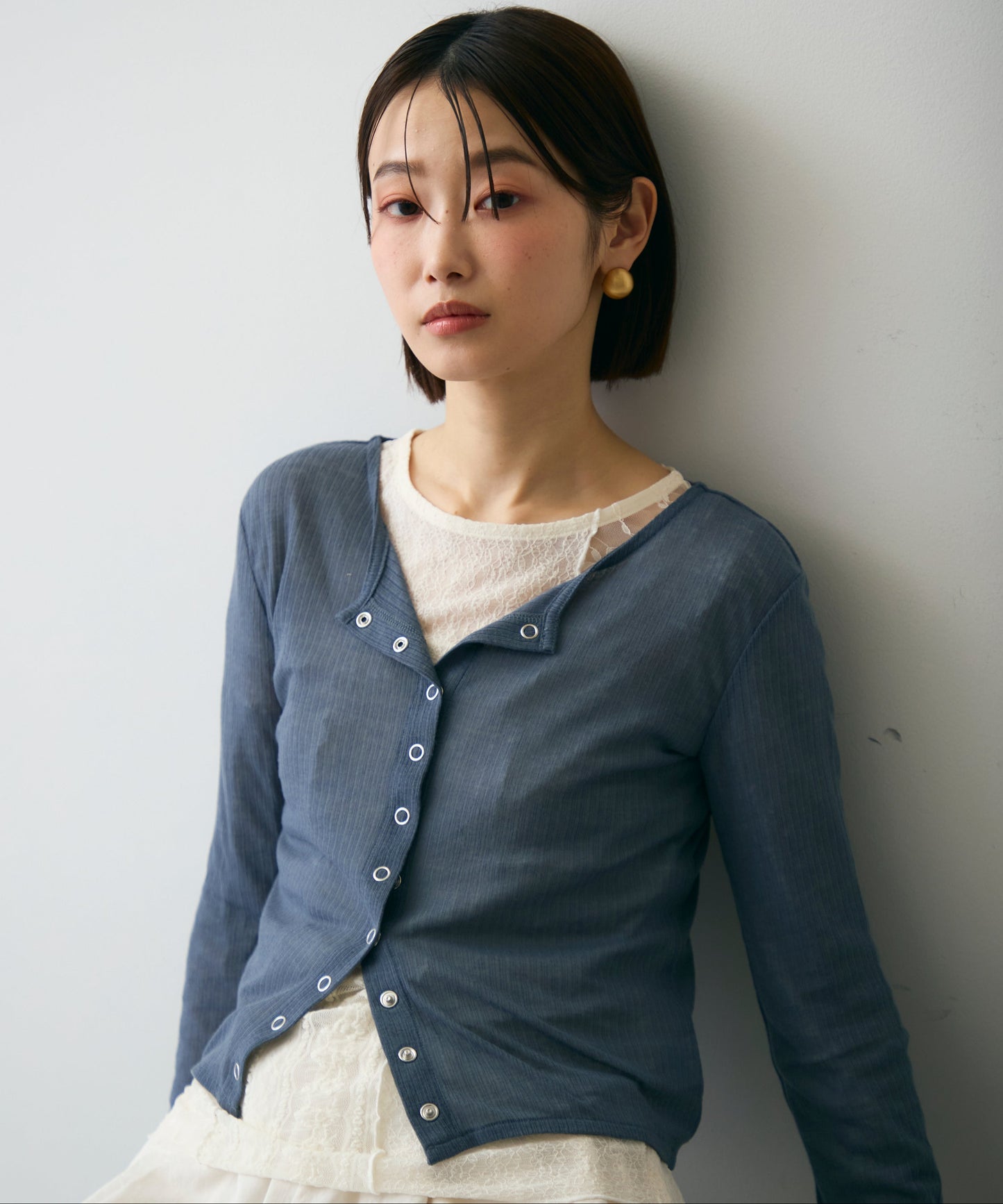 シアーテレコカーディガン