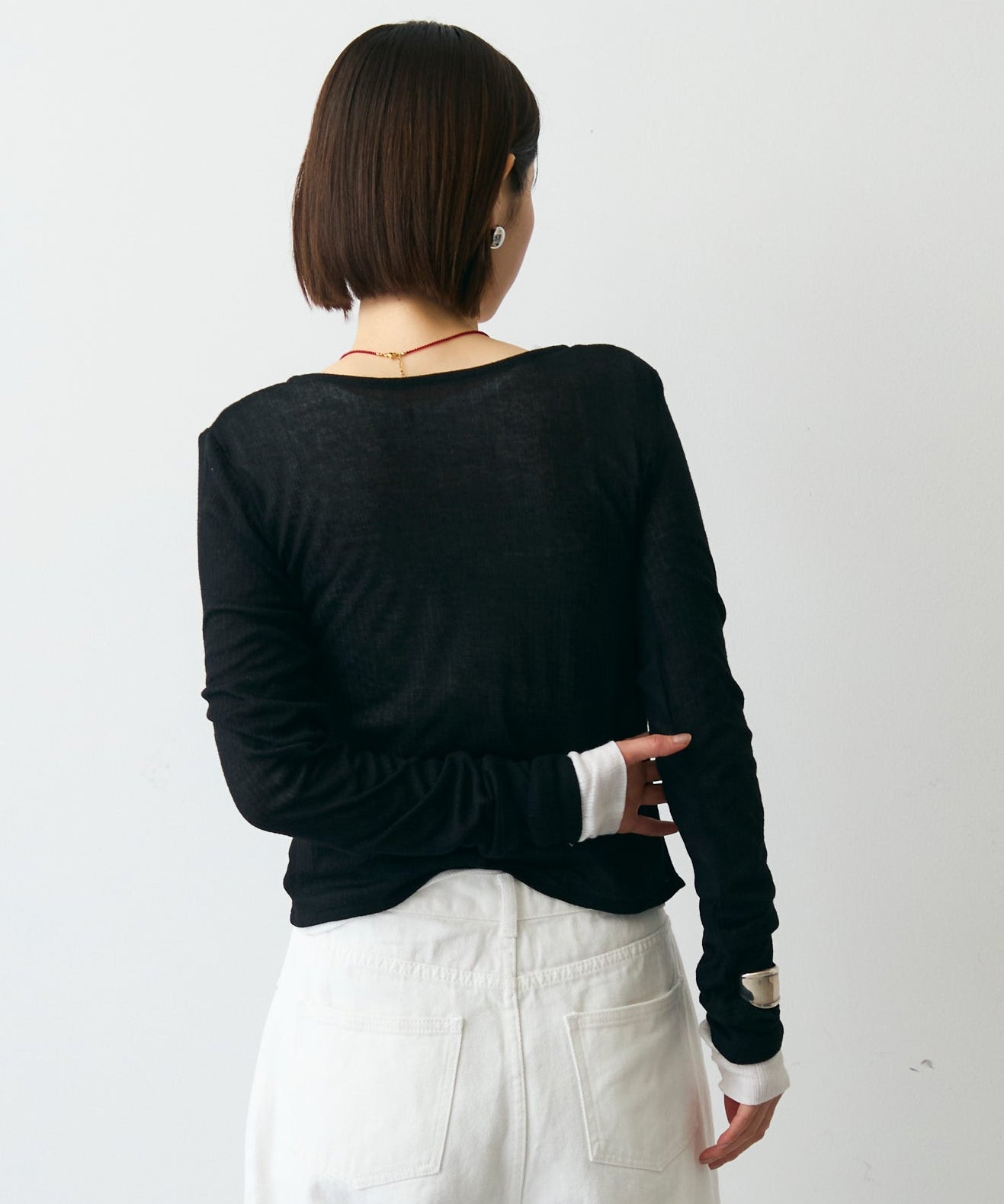 シアーテレコカーディガン