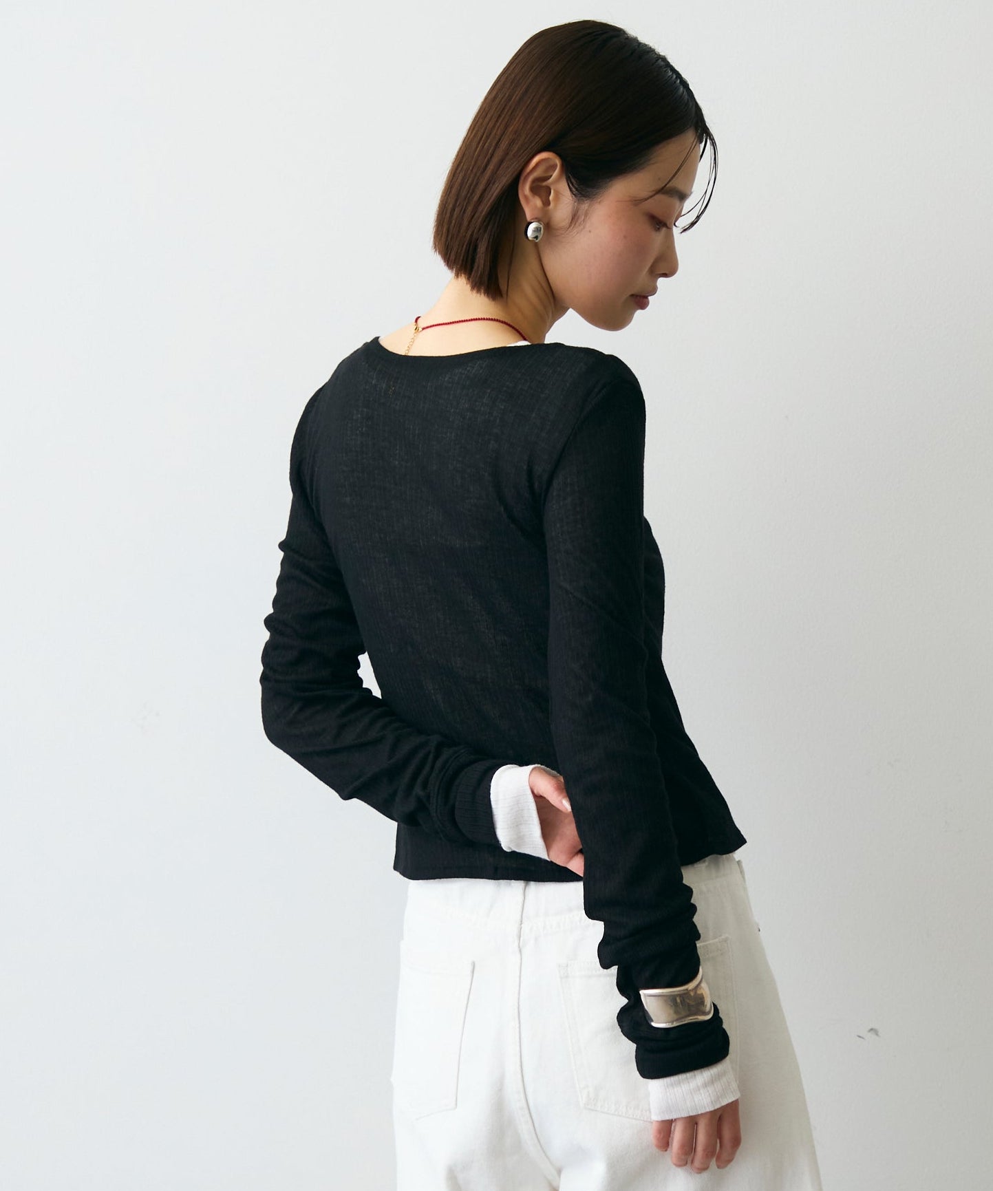 シアーテレコカーディガン