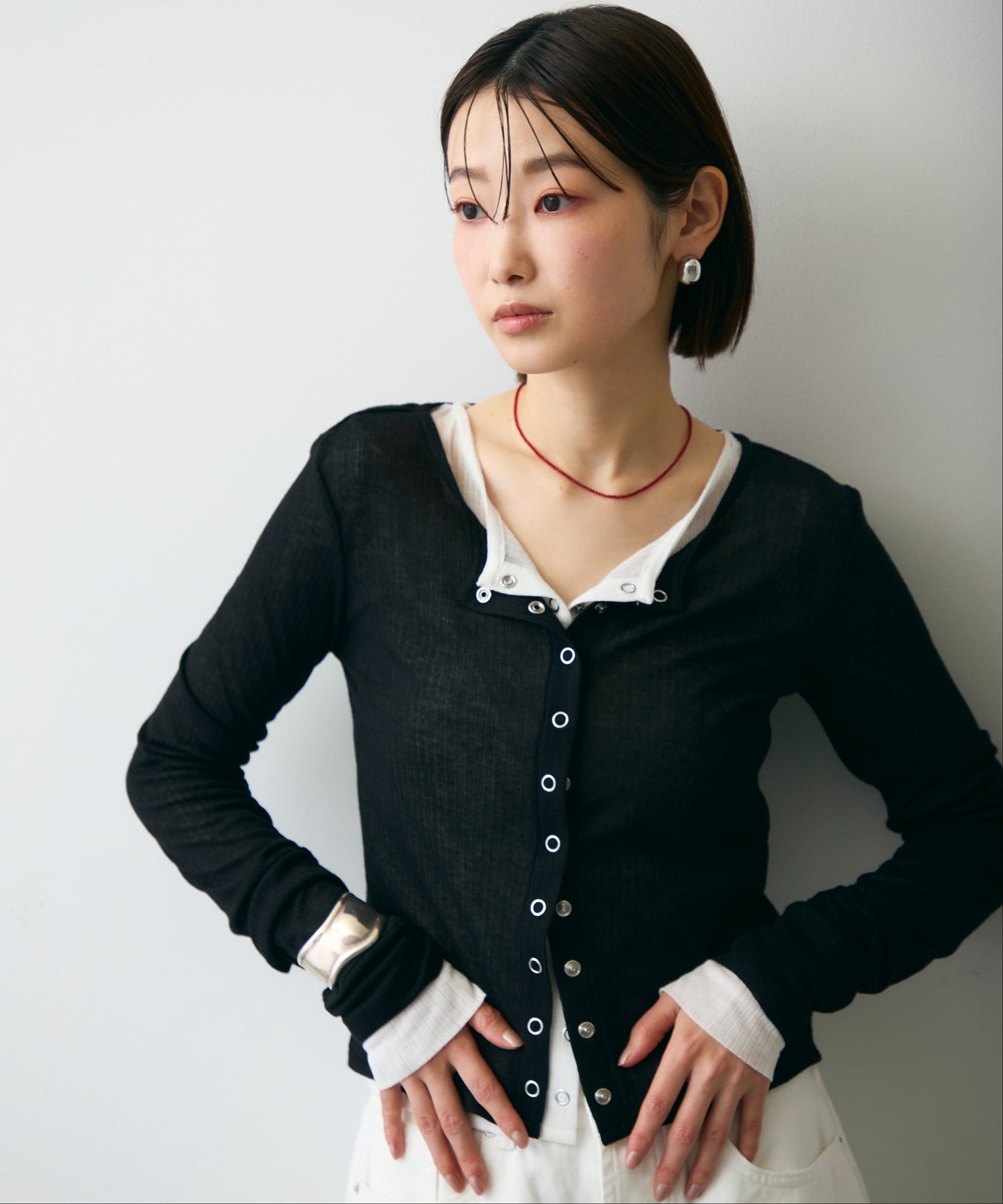 シアーテレコカーディガン