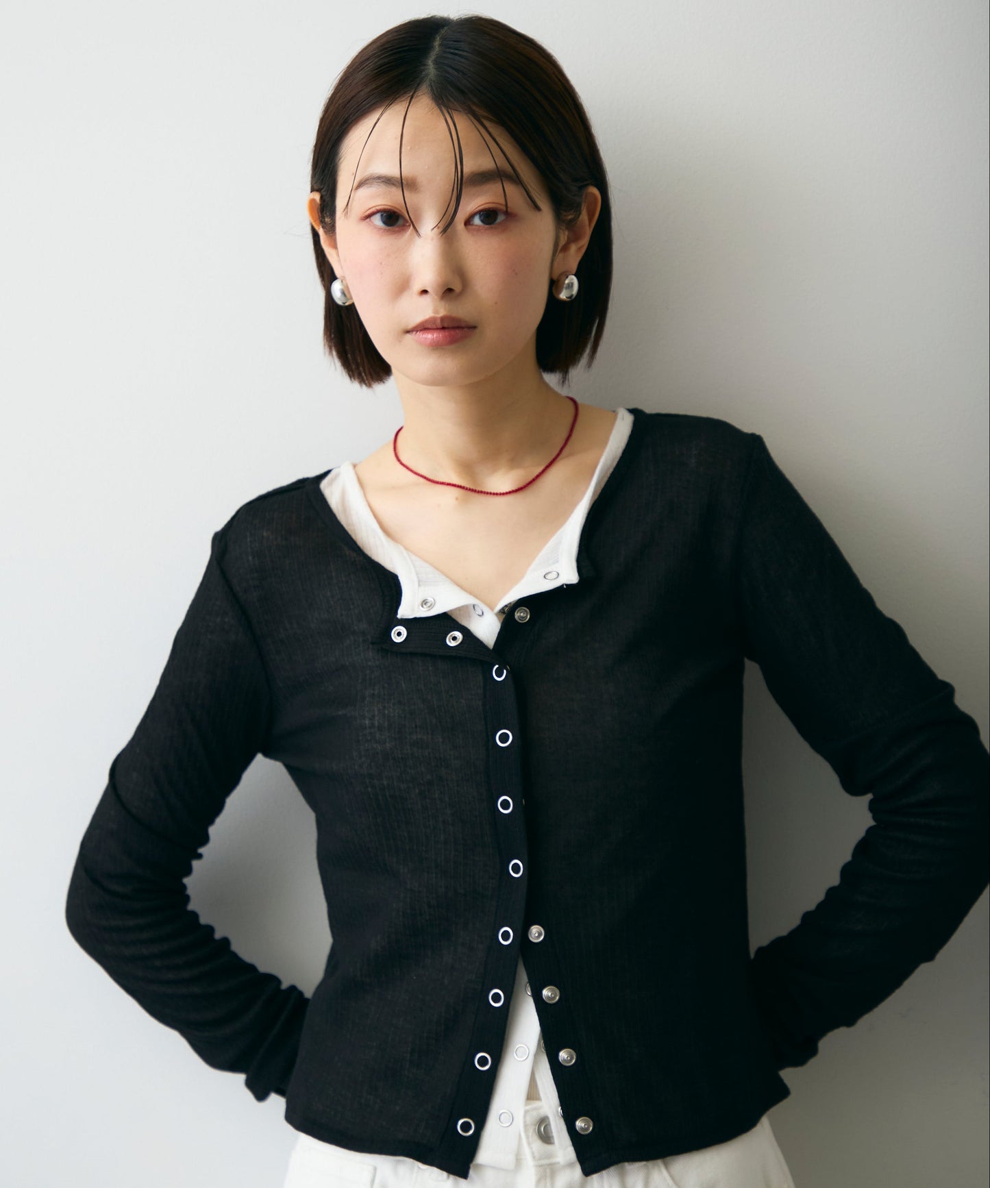 シアーテレコカーディガン