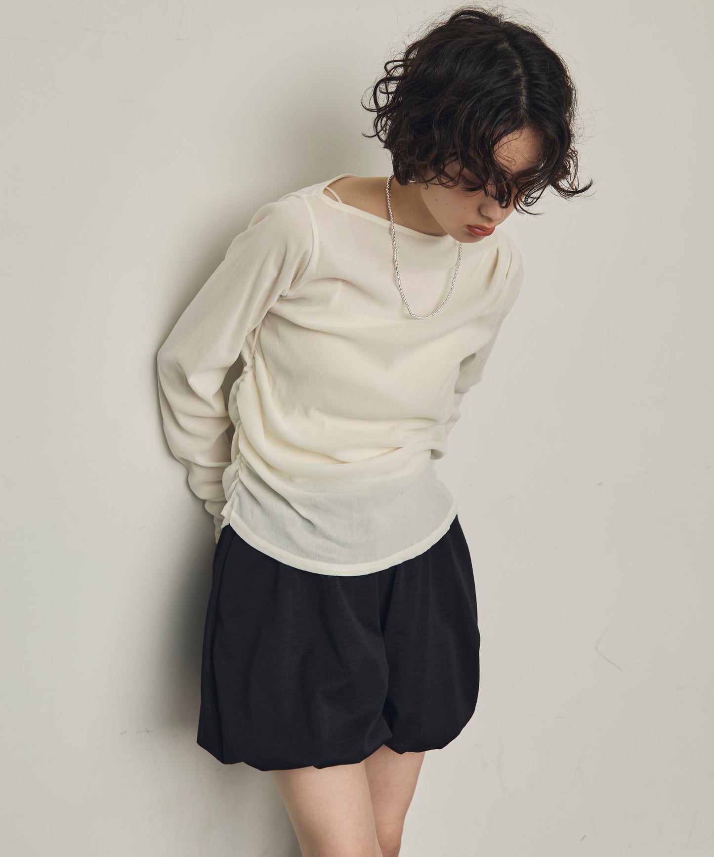 シアーベロアタックプルオーバー