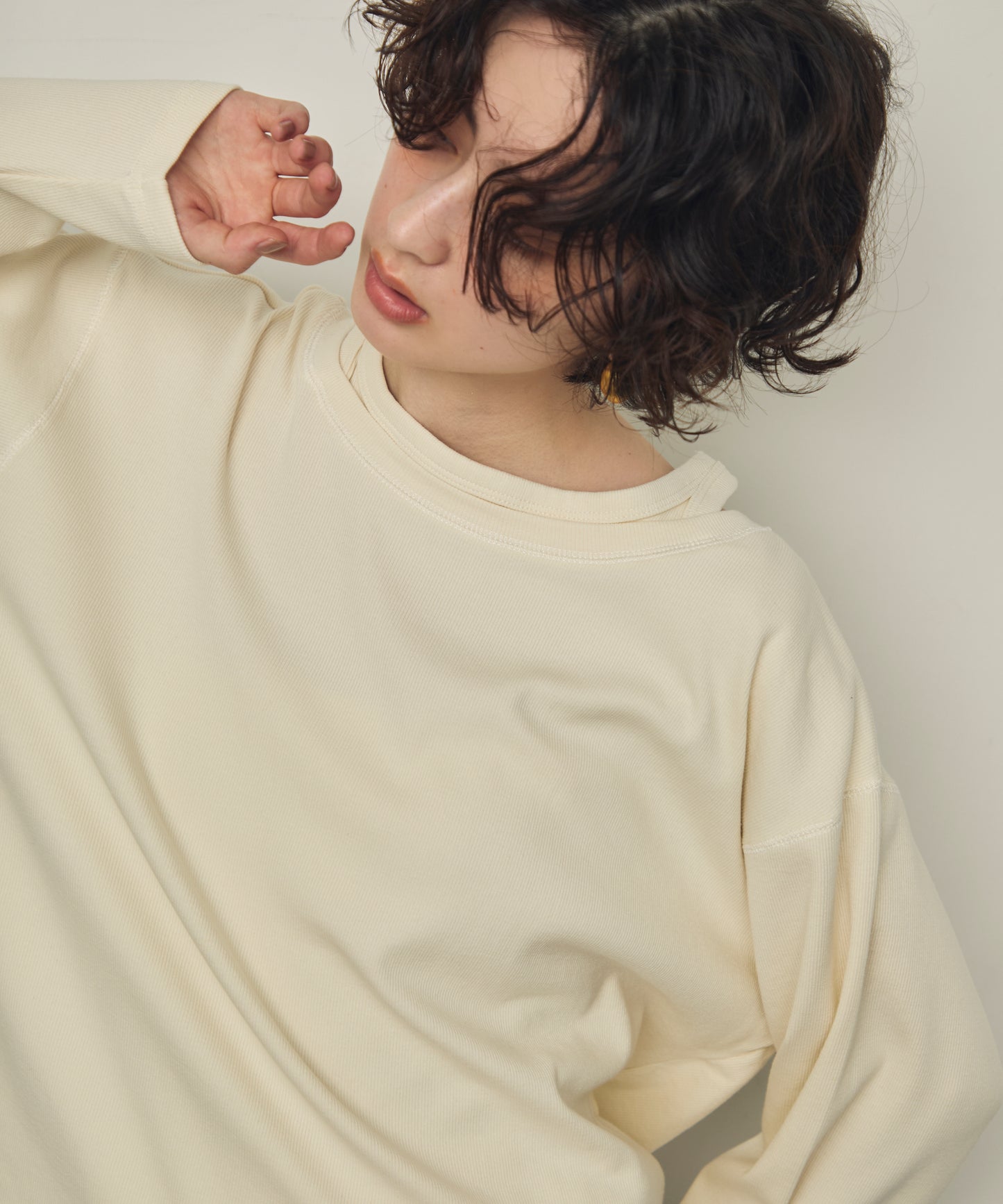 テレコフェイクアンサンブルプルオーバー