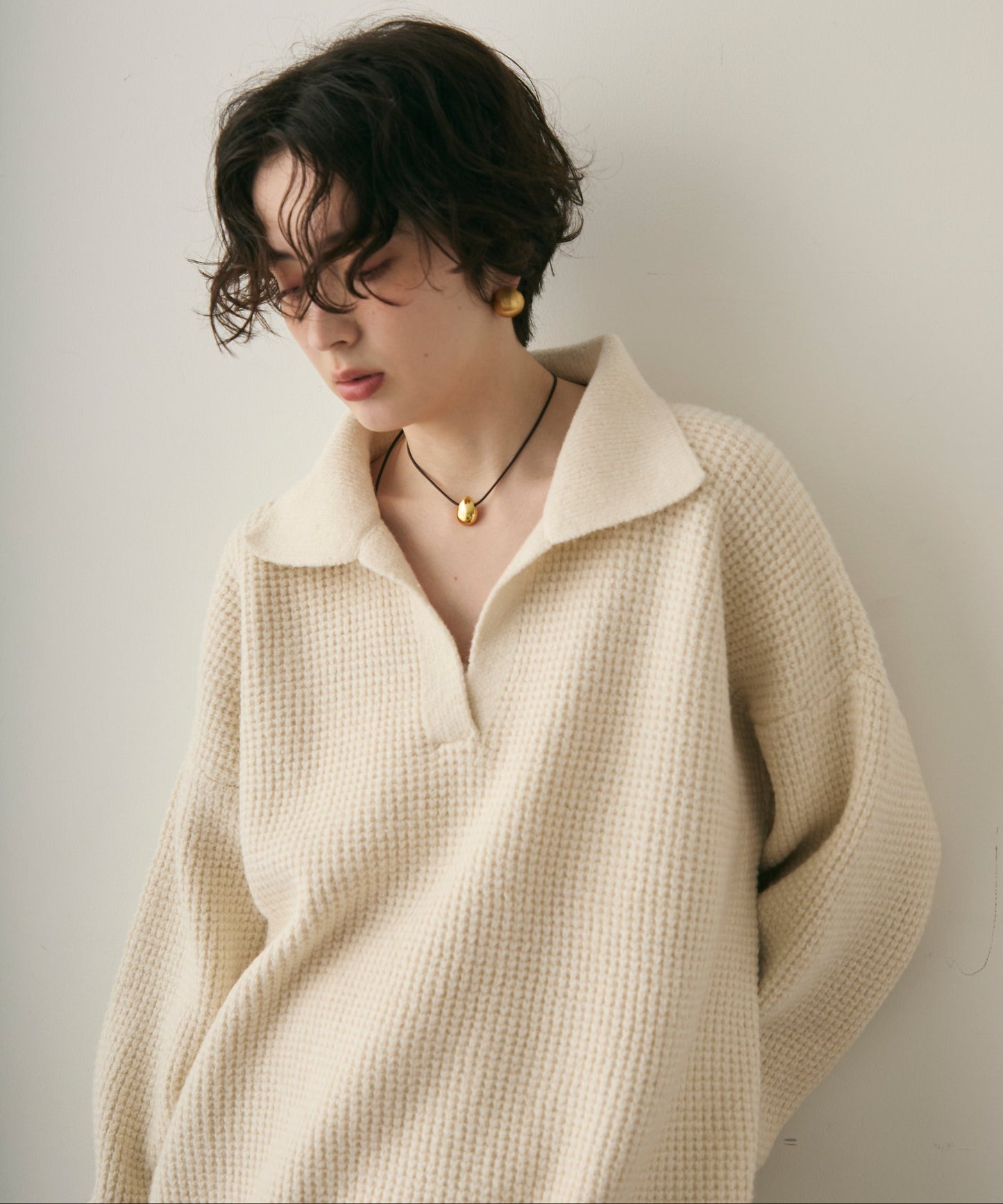 ニットスキッパー＋ショートパンツセットアップ