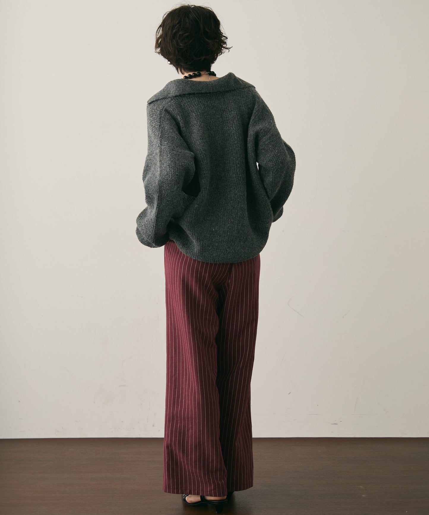 ニットスキッパー＋ショートパンツセットアップ