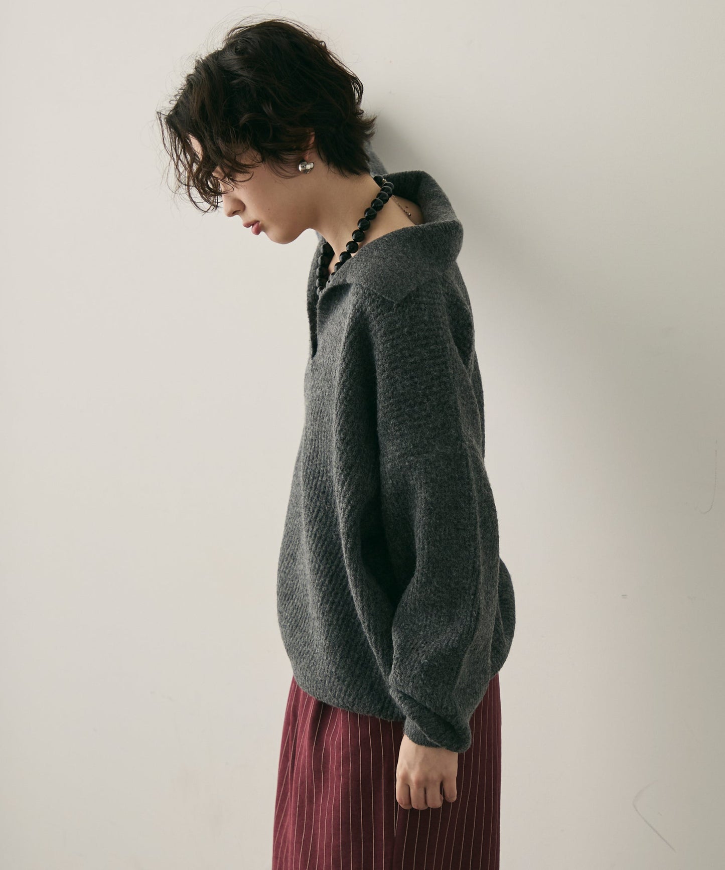 ニットスキッパー＋ショートパンツセットアップ