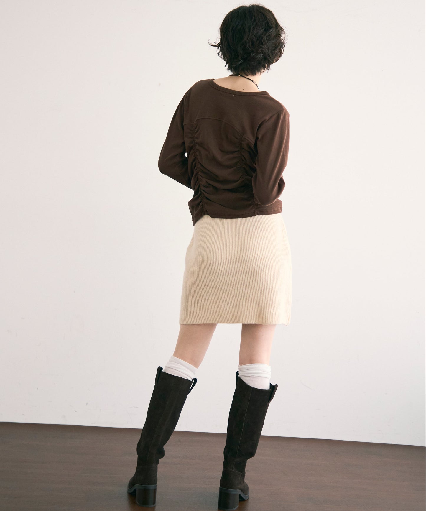 ニットミニスカート