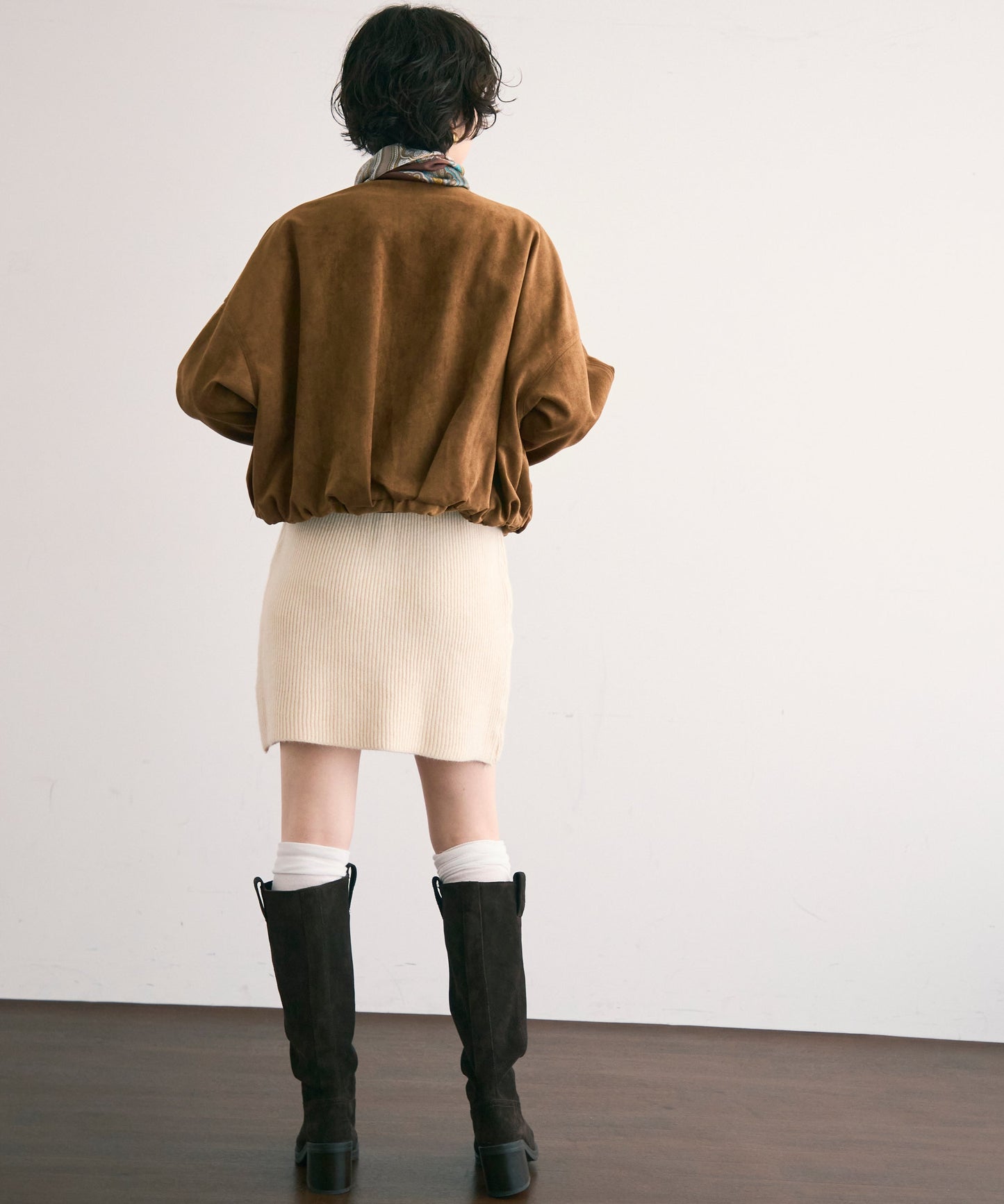 ニットミニスカート