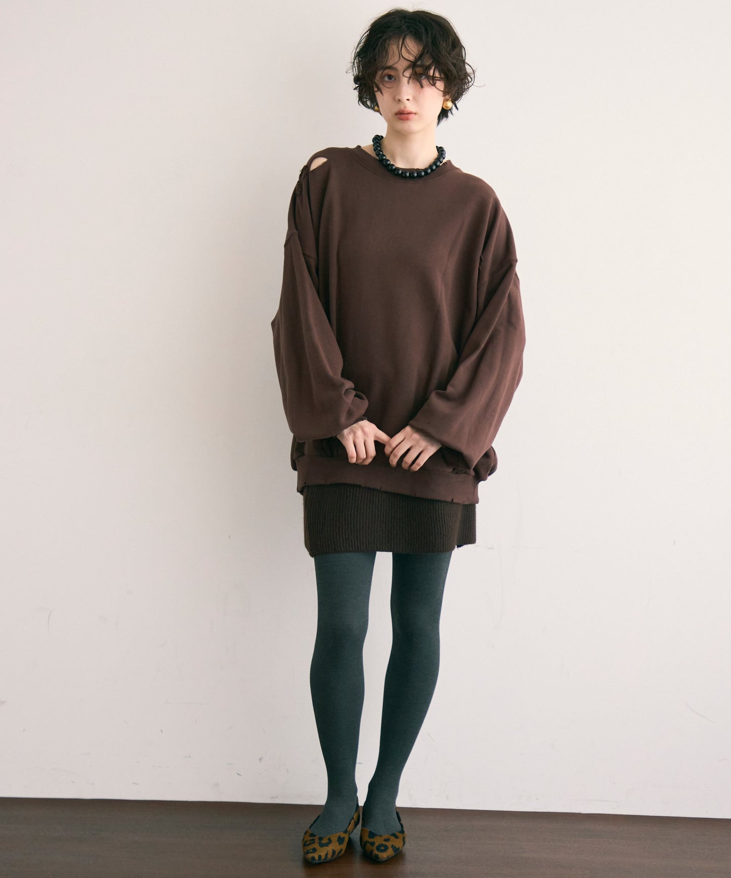 ニットミニスカート
