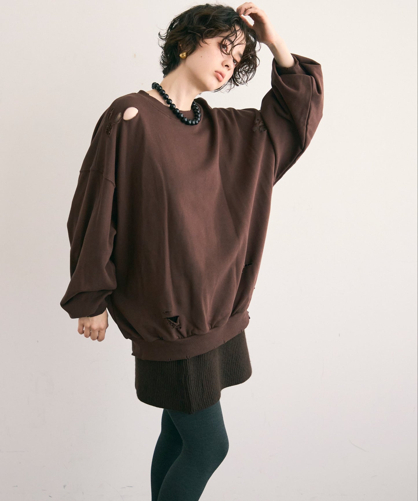 ニットミニスカート