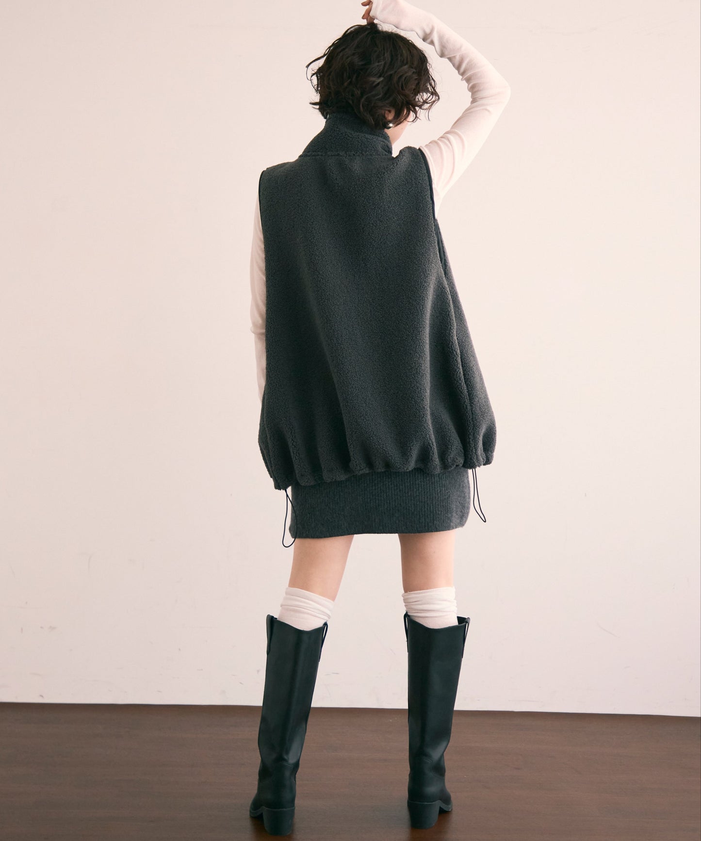 ニットミニスカート