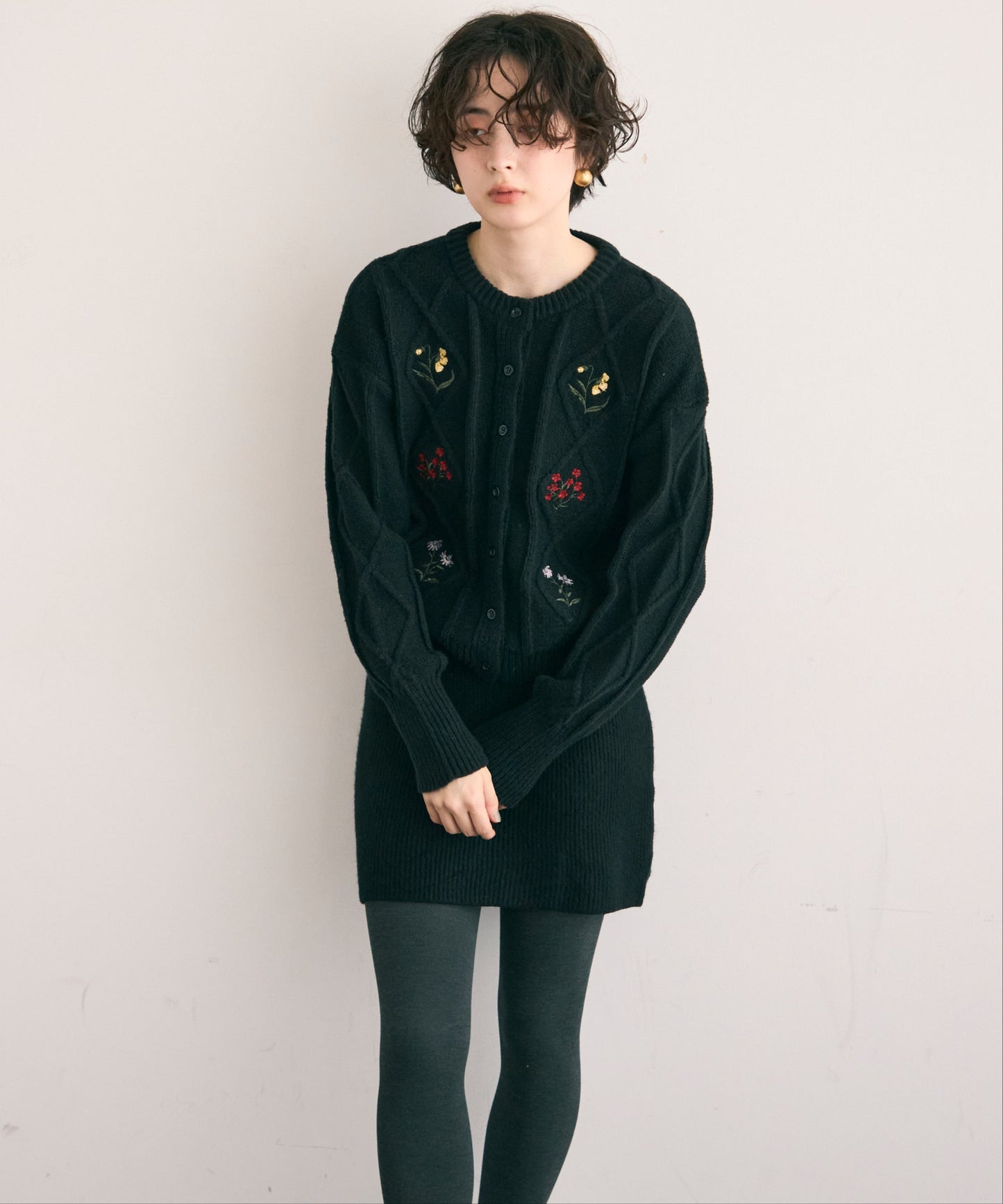 ニットミニスカート