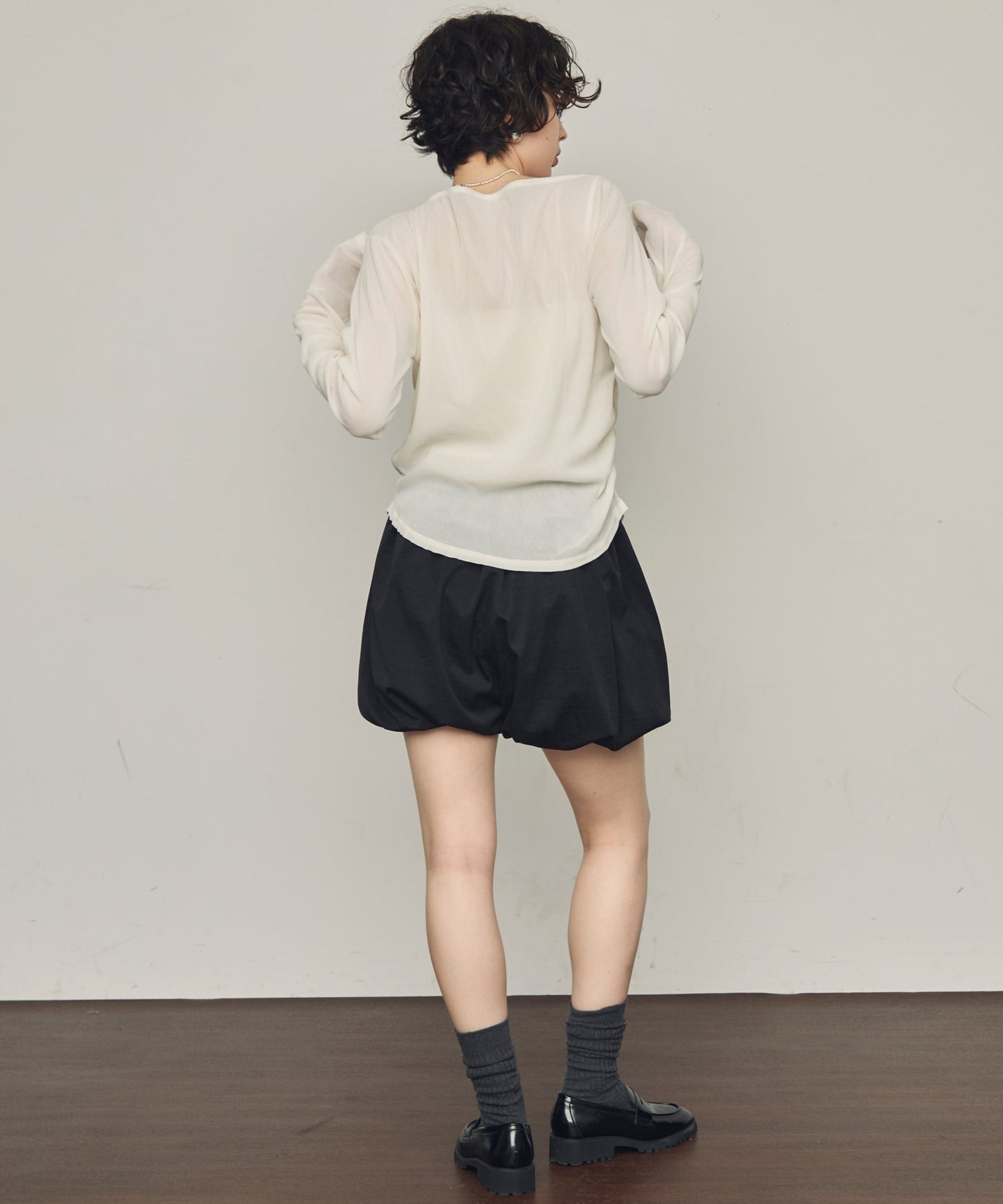 TPUワッシャーバルーンミニパンツ