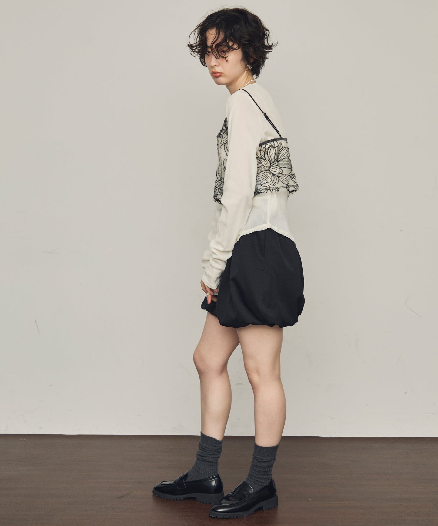 TPUワッシャーバルーンミニパンツ