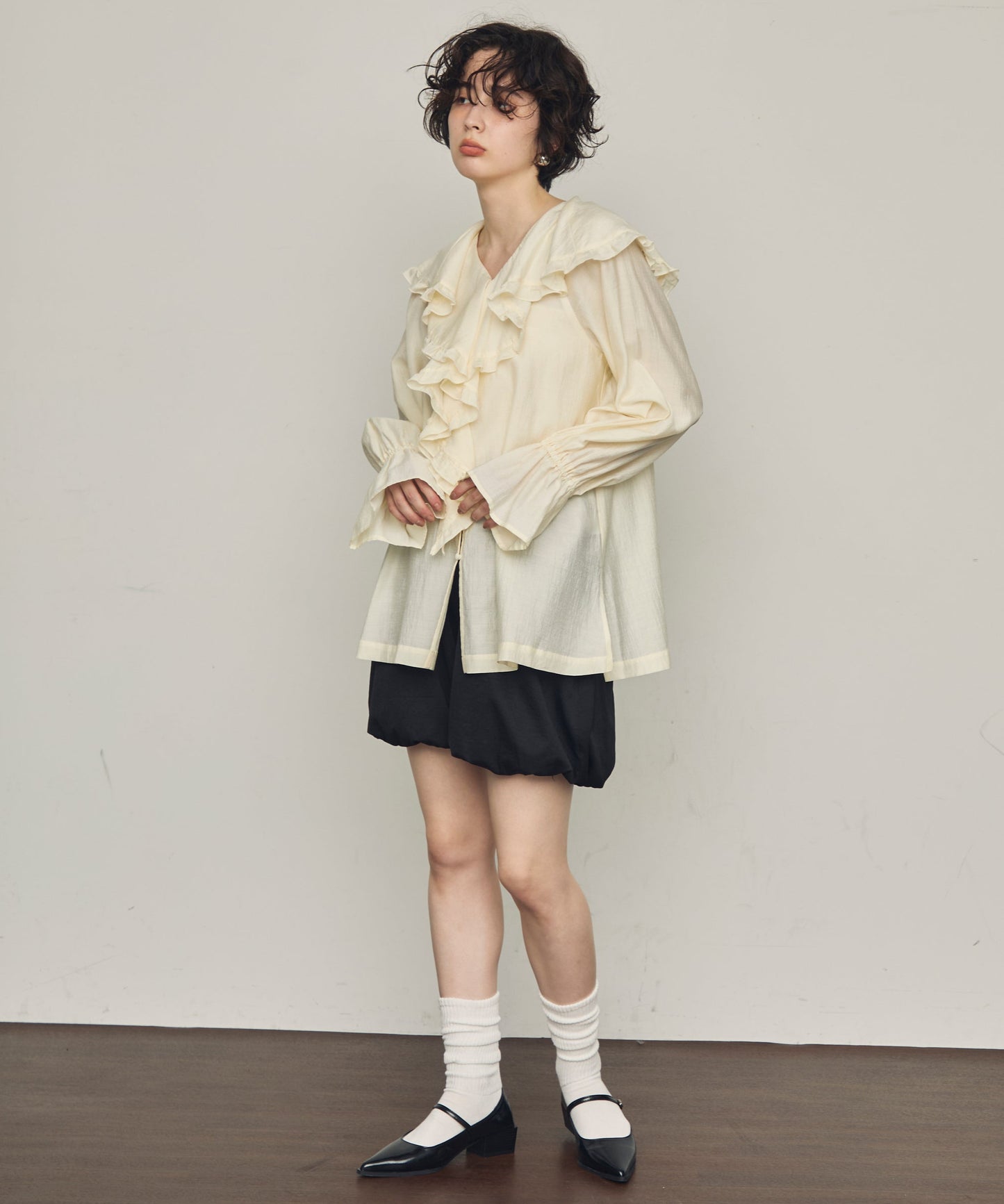 TPUワッシャーバルーンミニパンツ